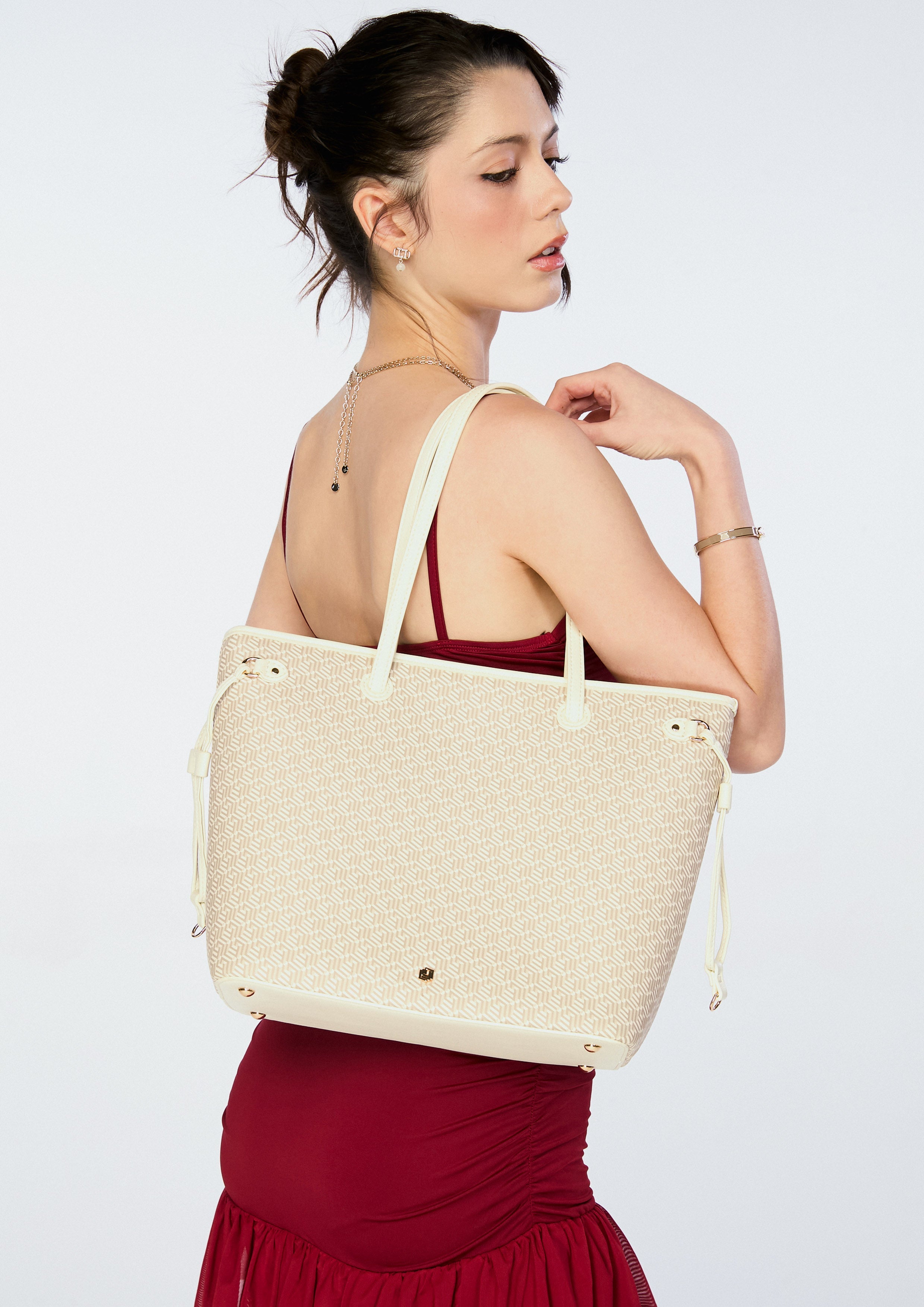 Milton Infinite L Tote Bag - Ivory