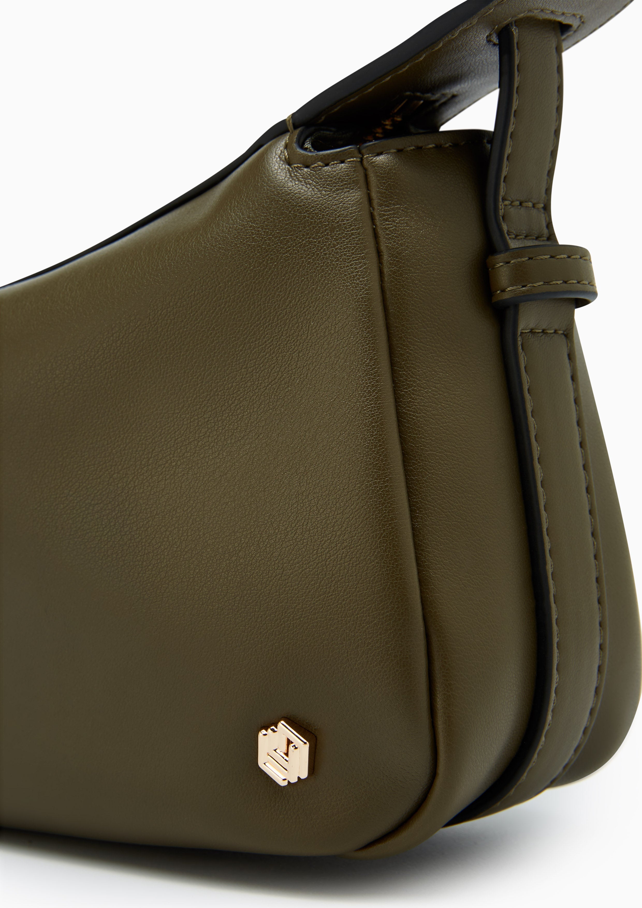 Terracotta Infinite M Shoulder Bag - Dark Green