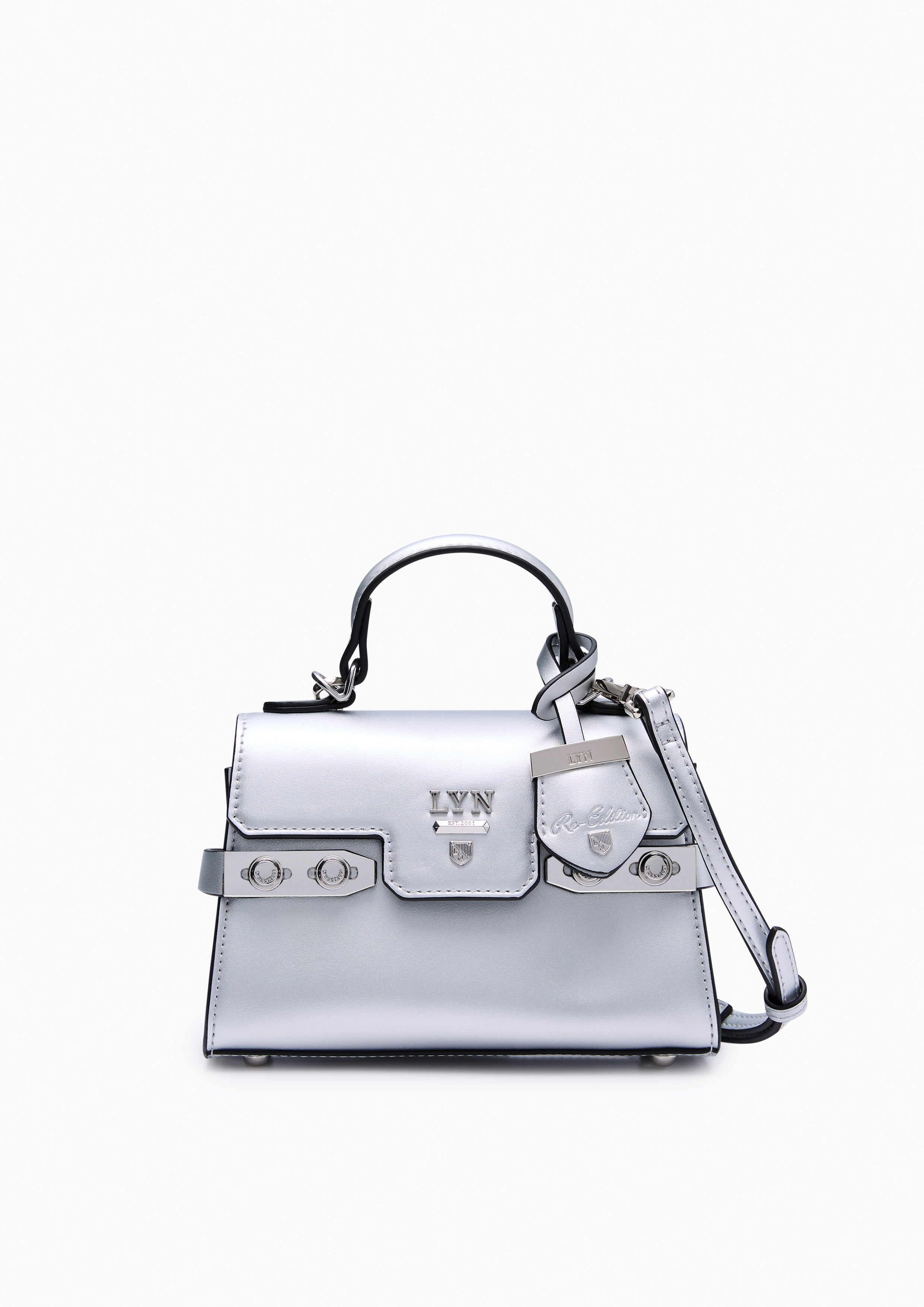 Fineness Reedition Xs Crossbody Bag - Silver