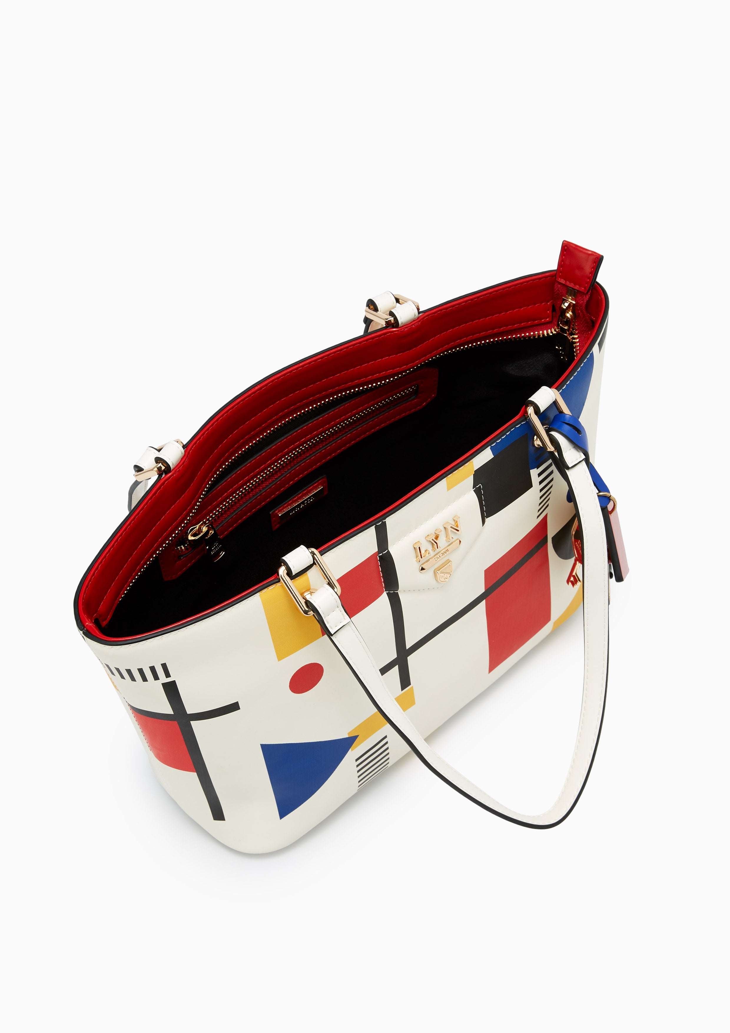 Re-Edit Bauhaus M Tote Bag - Printed White