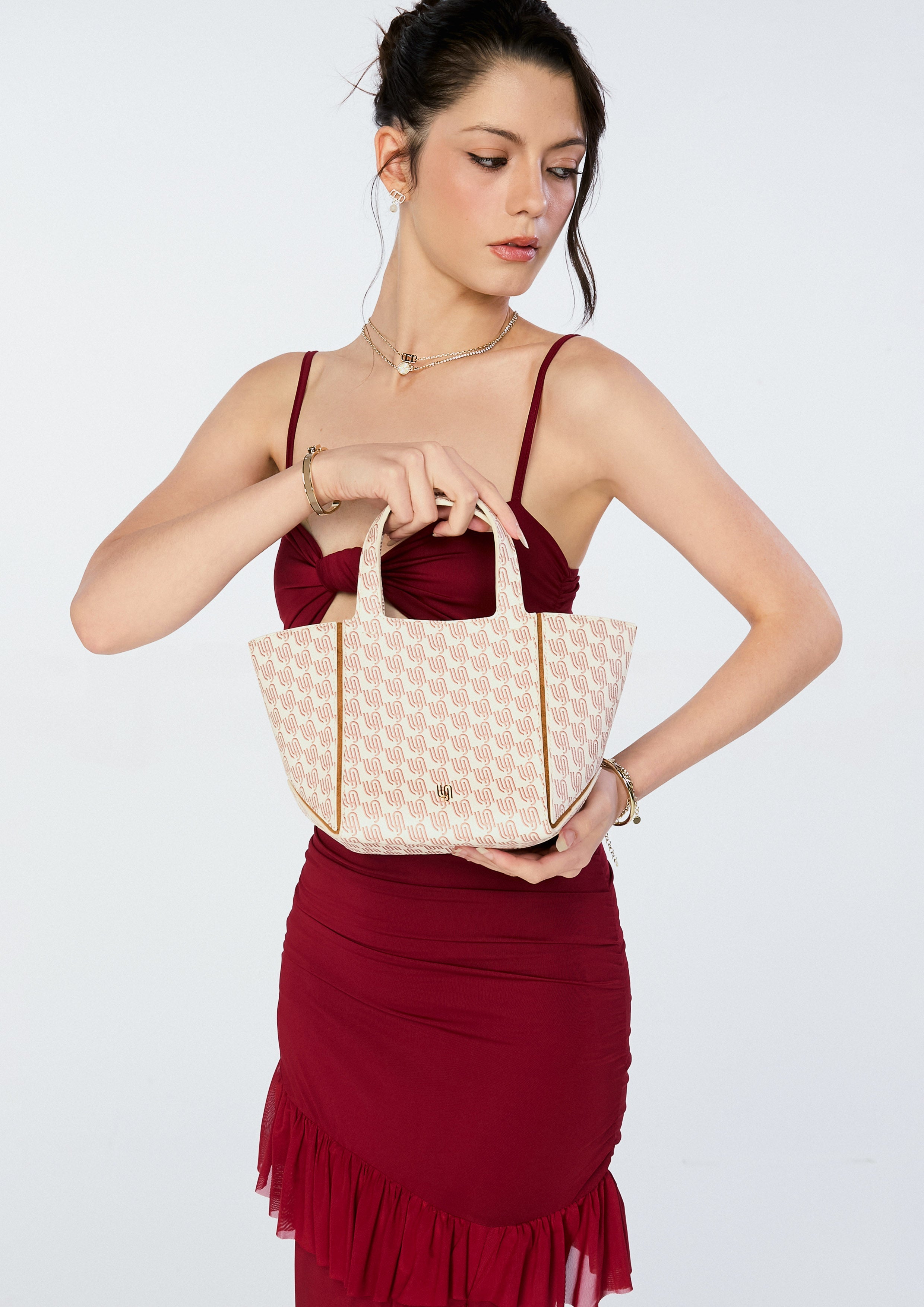 Poka Infinite S Tote Bag - Printed White