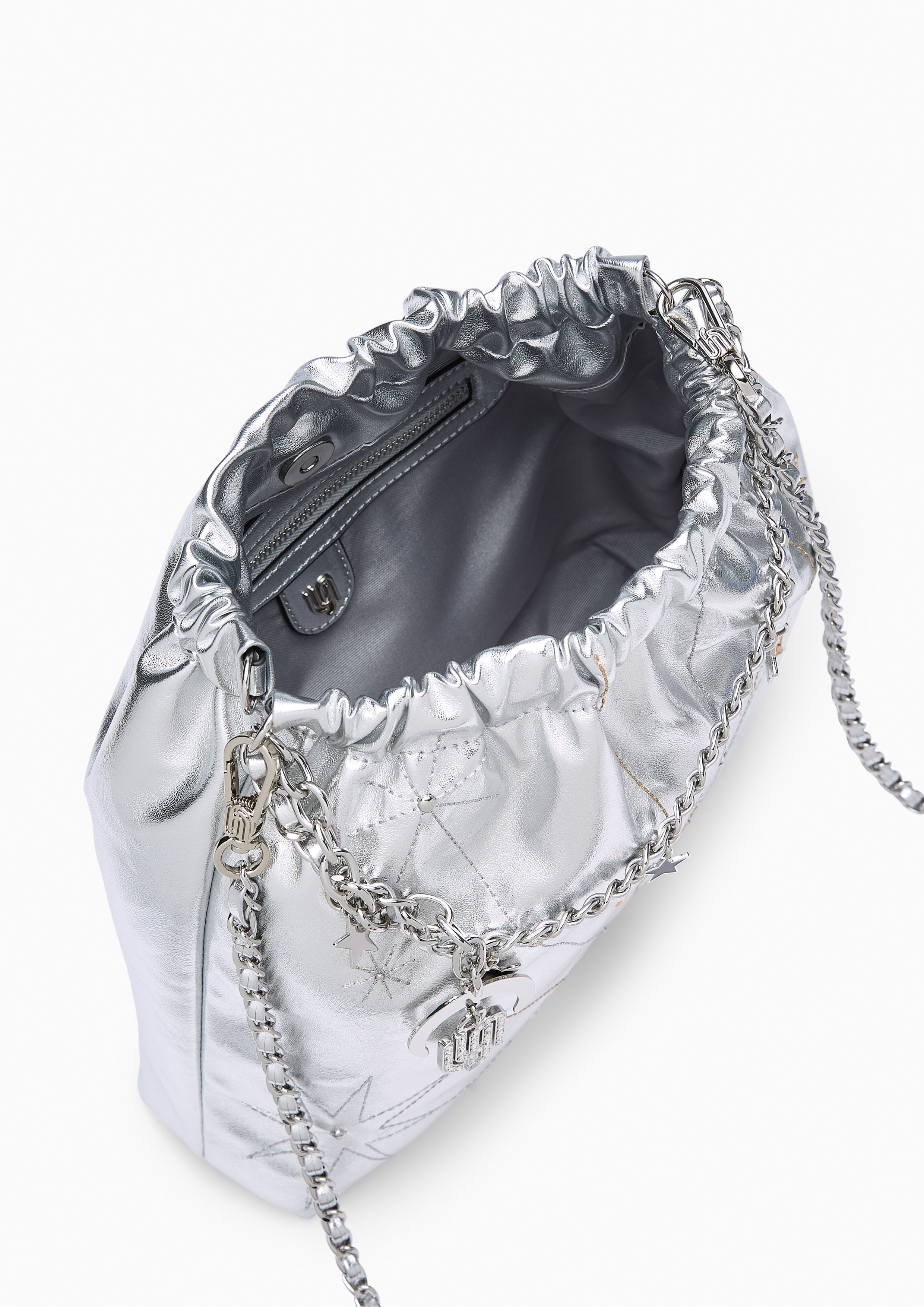 Cosmic Monet Infinite Love L Shoulder Bag - Silver