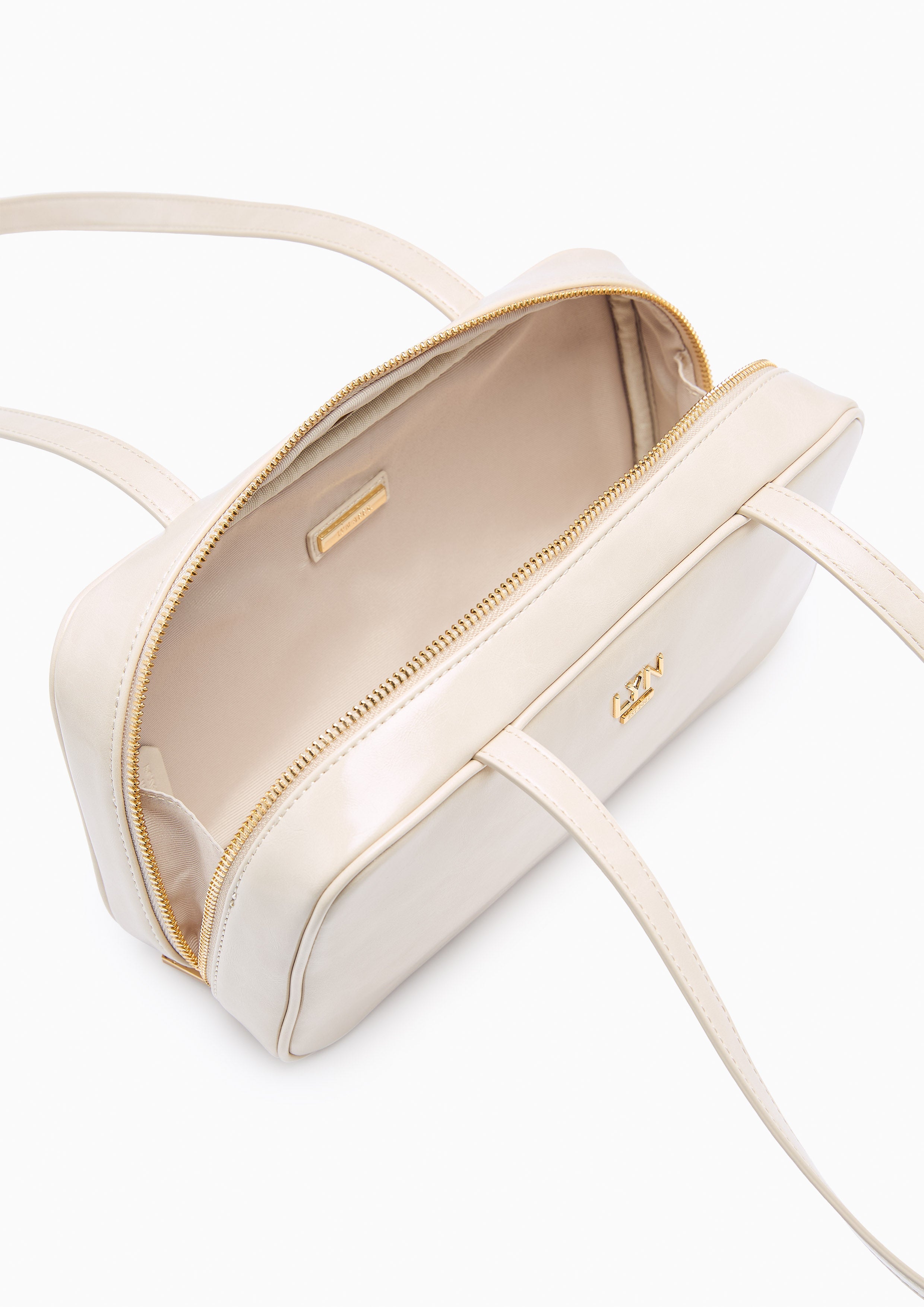 Megan M Shoulder Bag - Light Beige