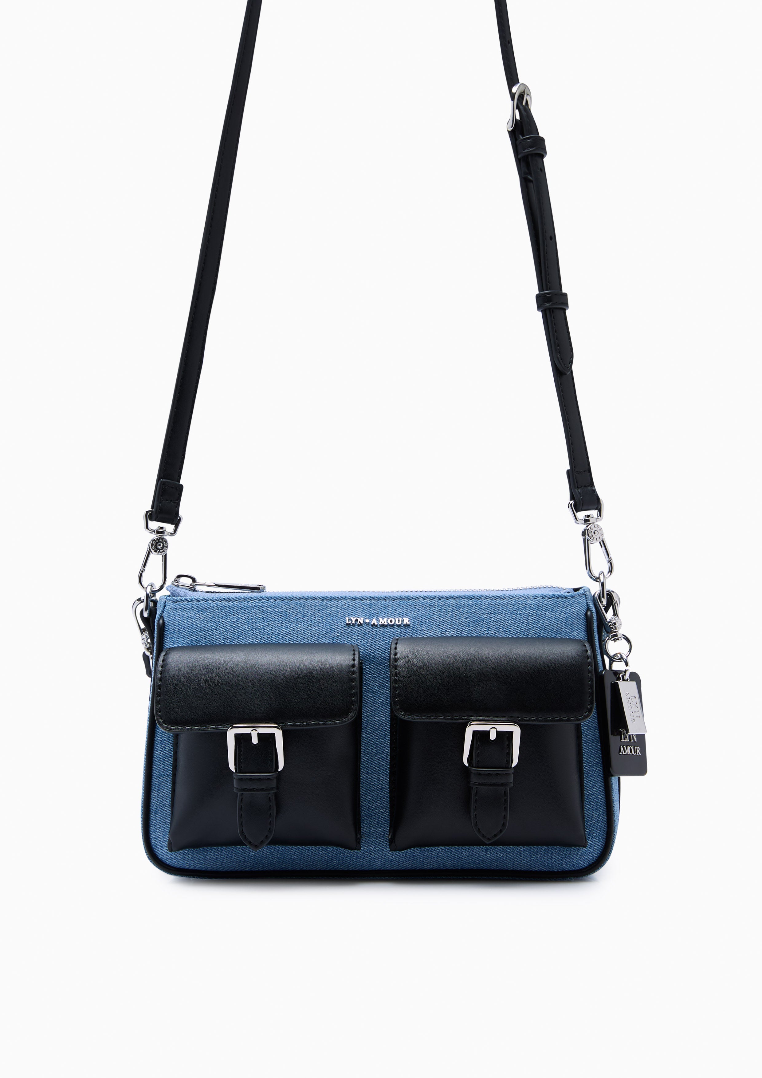 Mila S Shoulder Bag - Blue Variation 2
