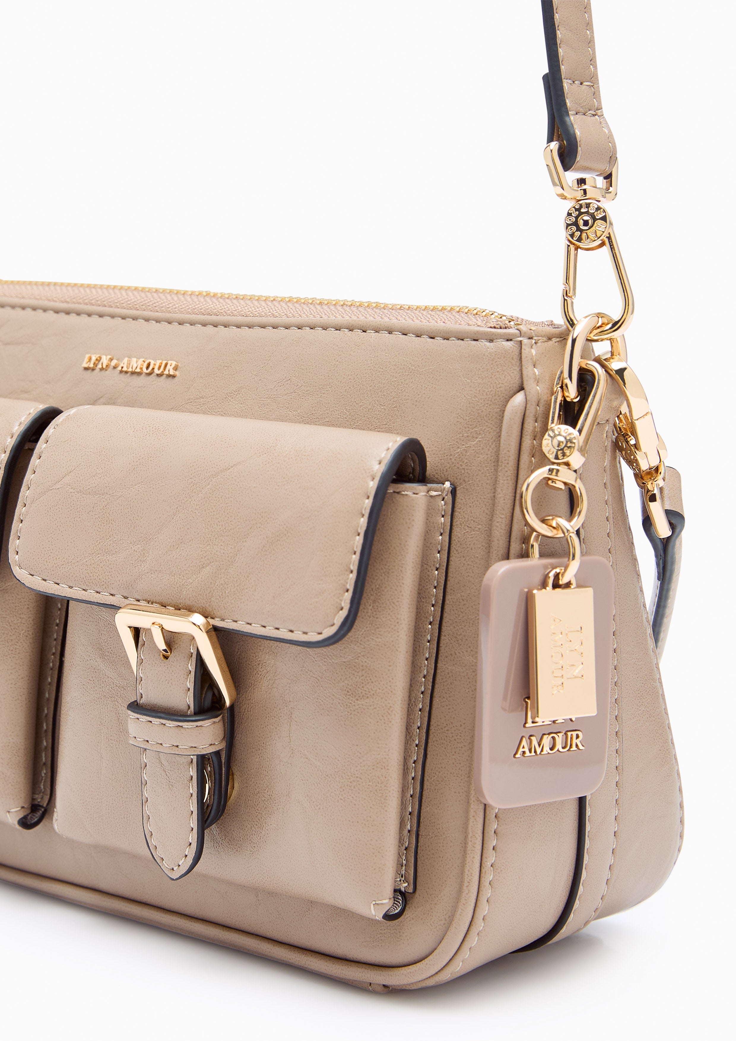 Mila S Shoulder Bag - Taupe