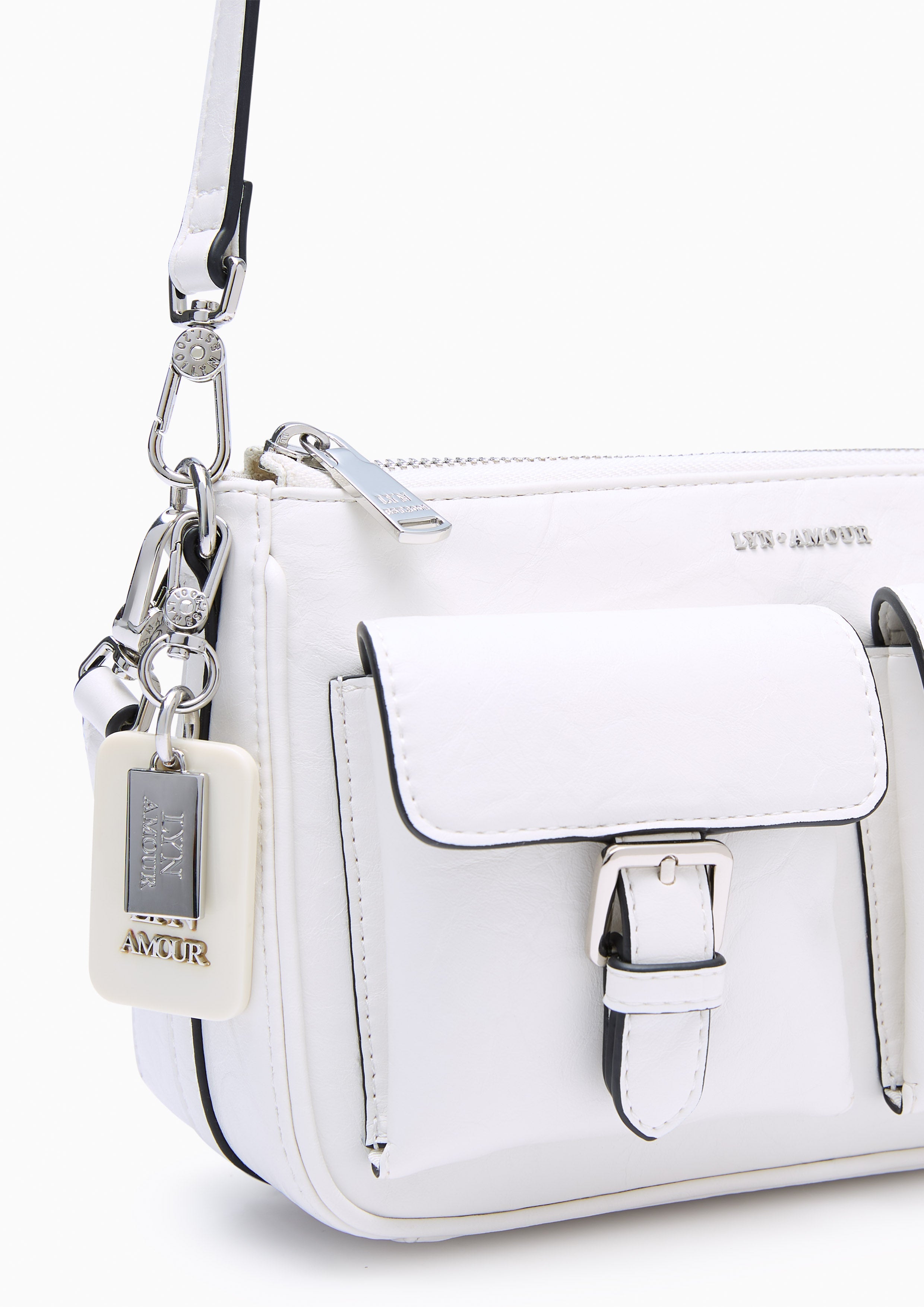 Mila S Shoulder Bag - White