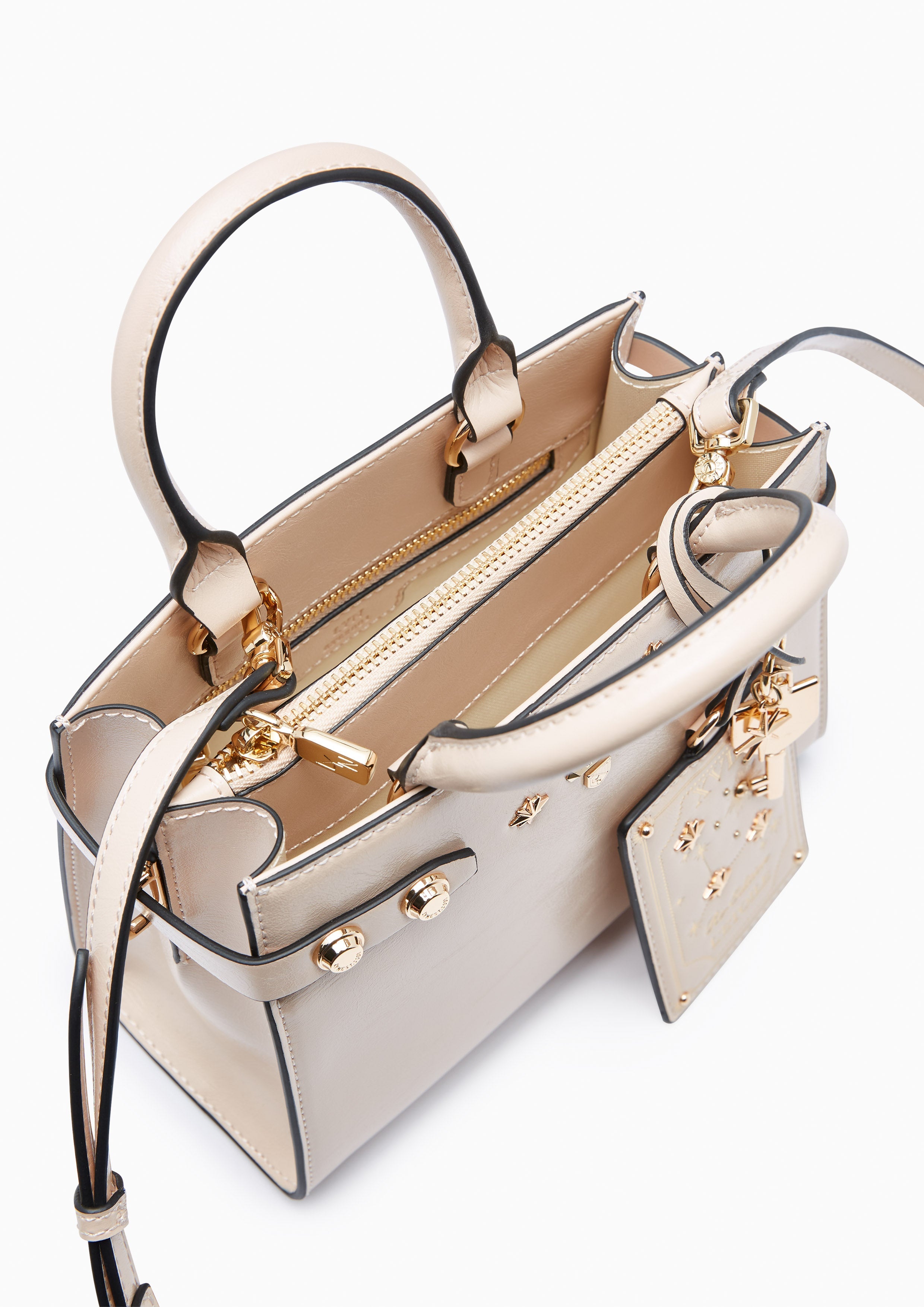 Astor Fineness Top S Handbag - Light Beige