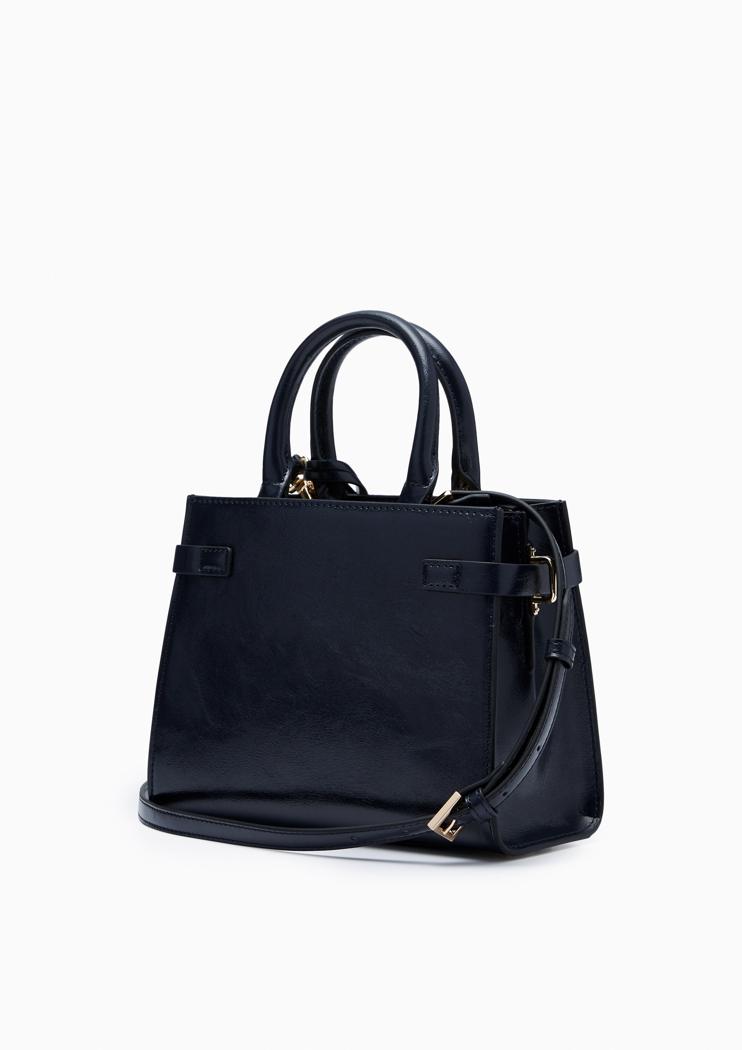Astor Fineness Top S Handbag - Navy
