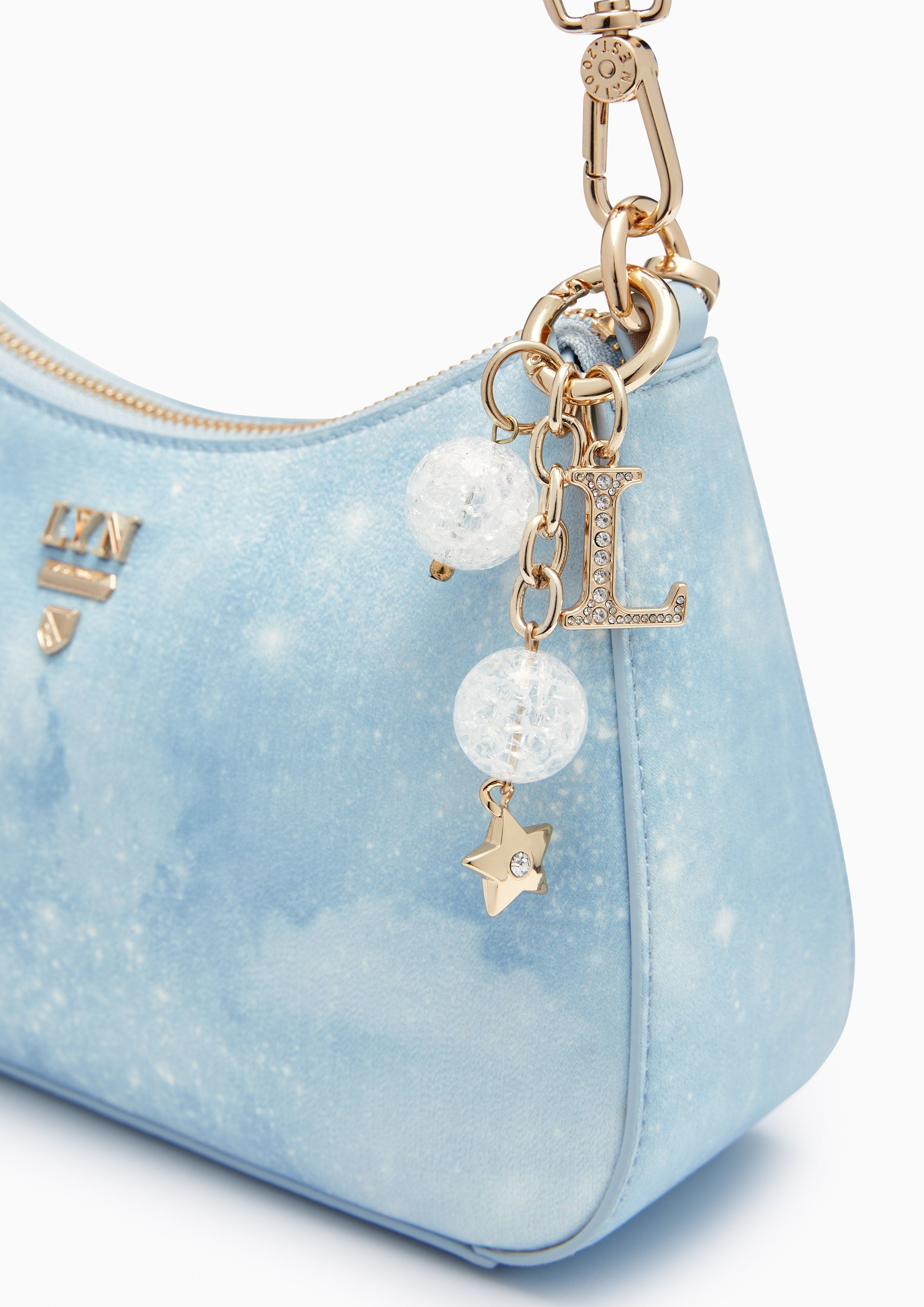 Cosmic Tricia Sky Shoulder Bag - Printed Blue