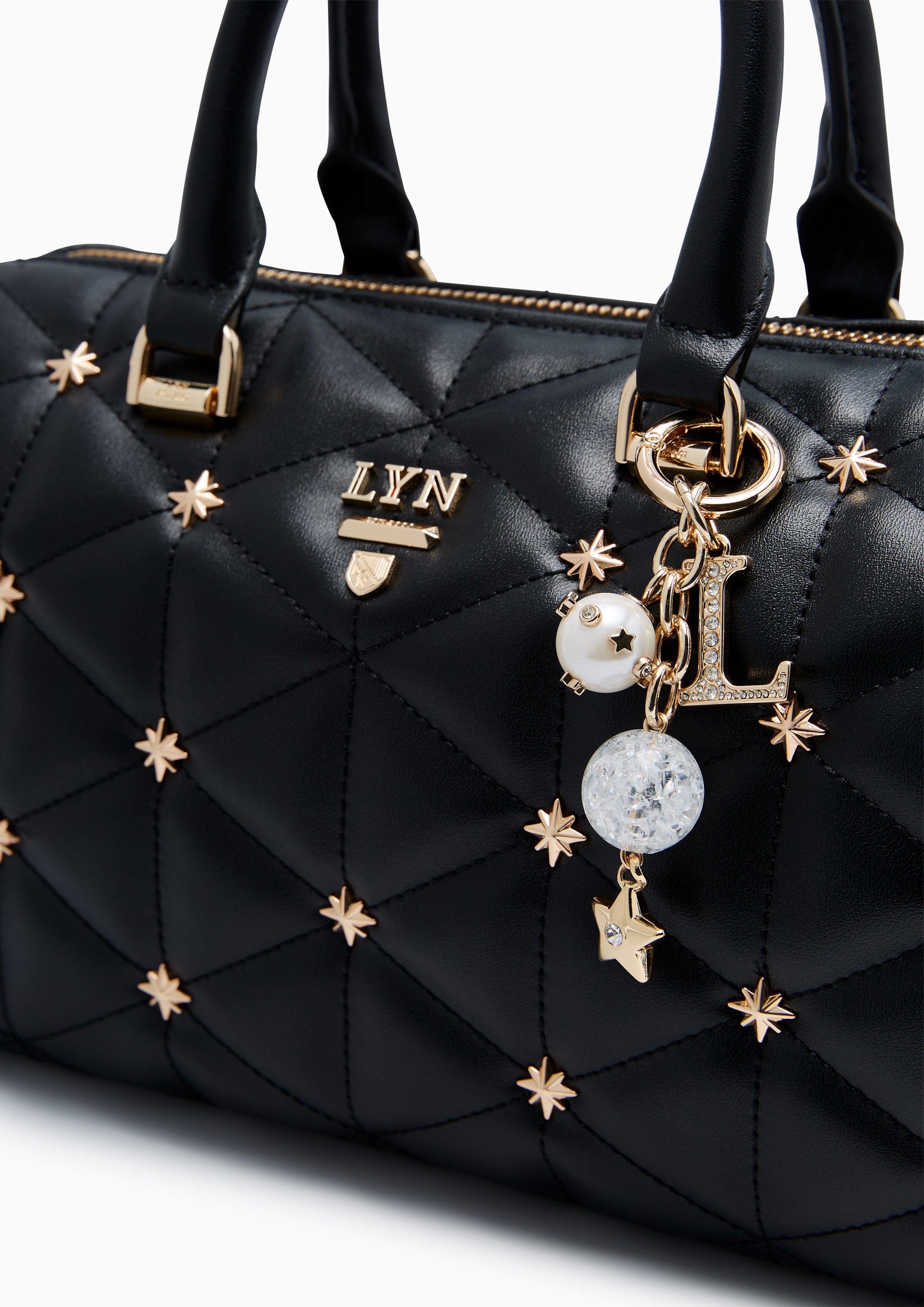 North Buton Star Duffle M Handbag - Black