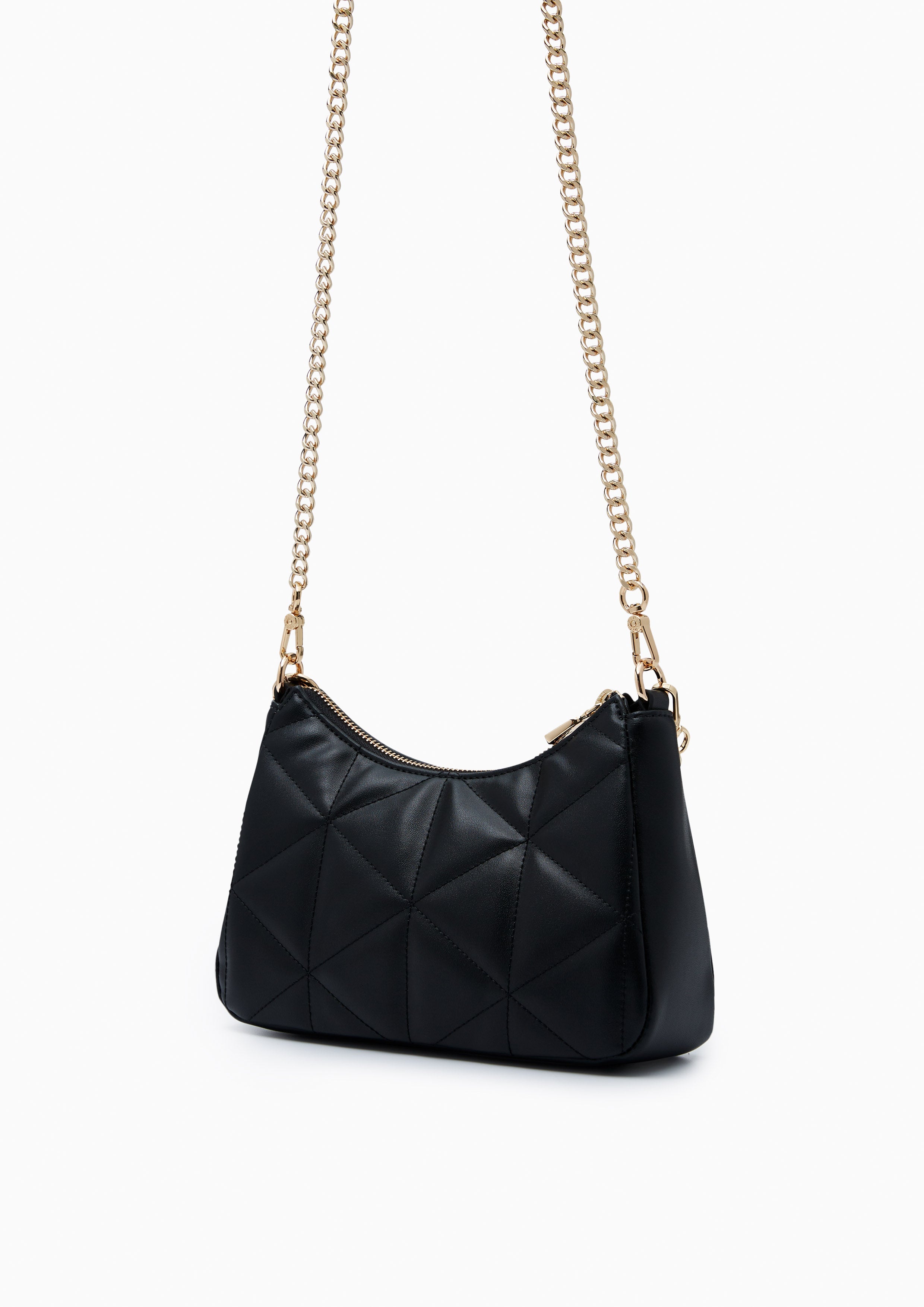 North Tricia Star Quilted Shoulder Bag - Black