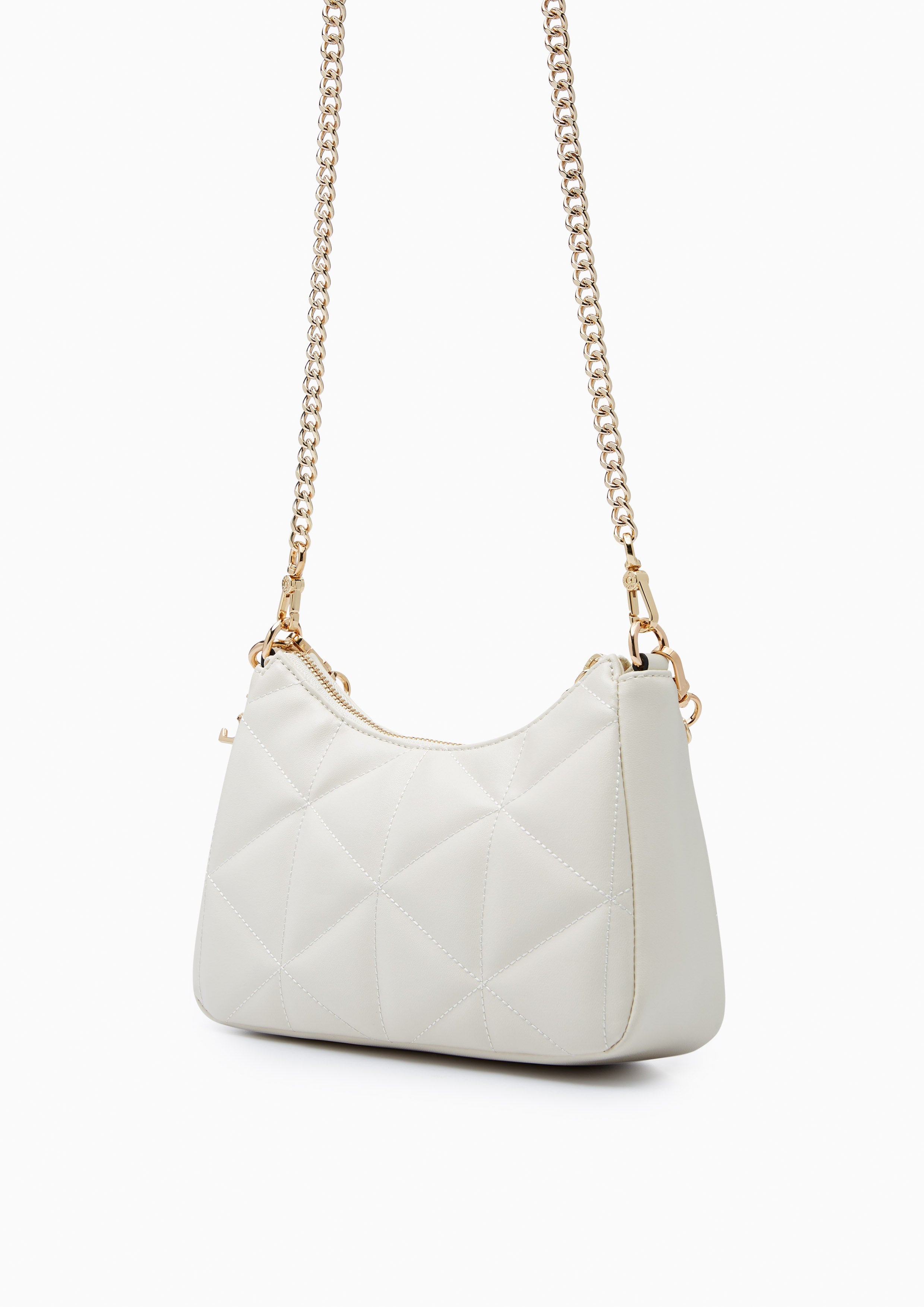 North Tricia Star Quilted Shoulder Bag - Ivory