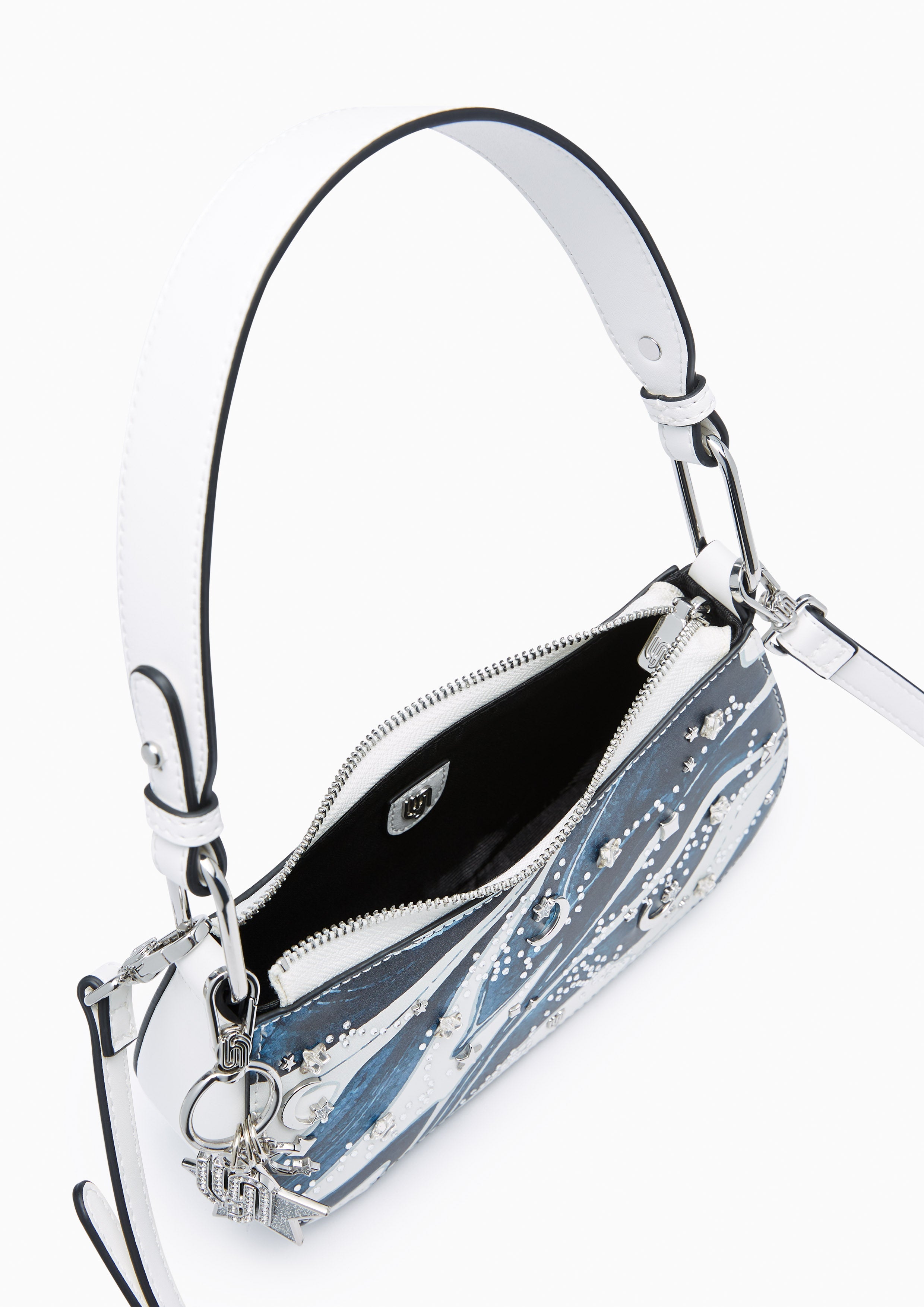 Stellar Infinite Shoulder Bag - Printed White
