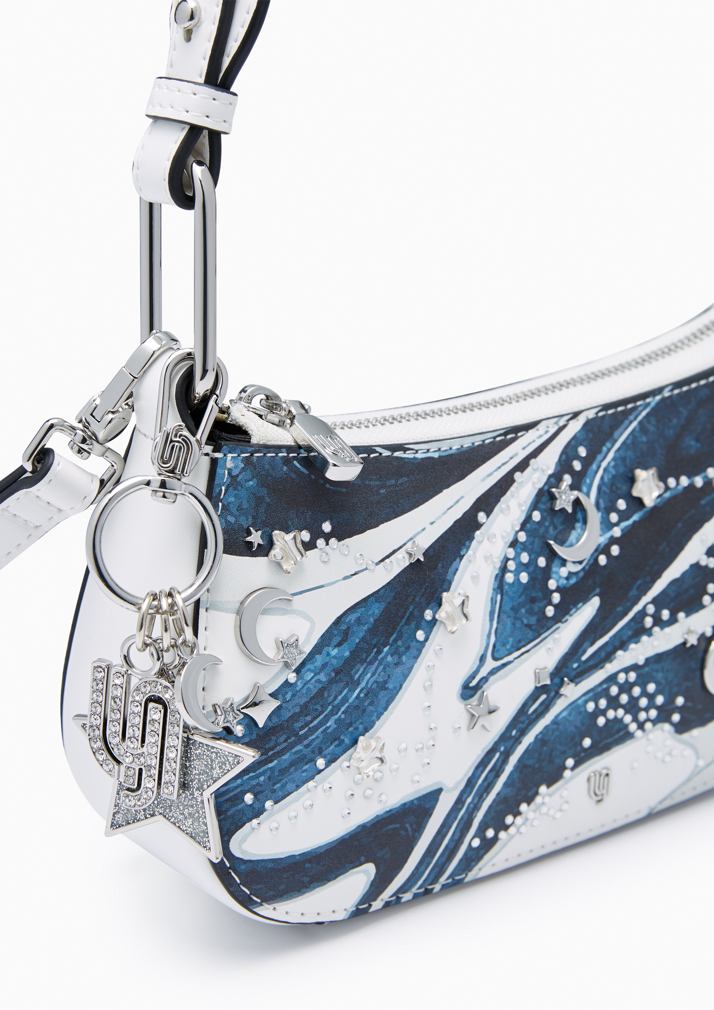 Stellar Infinite Shoulder Bag - Printed White