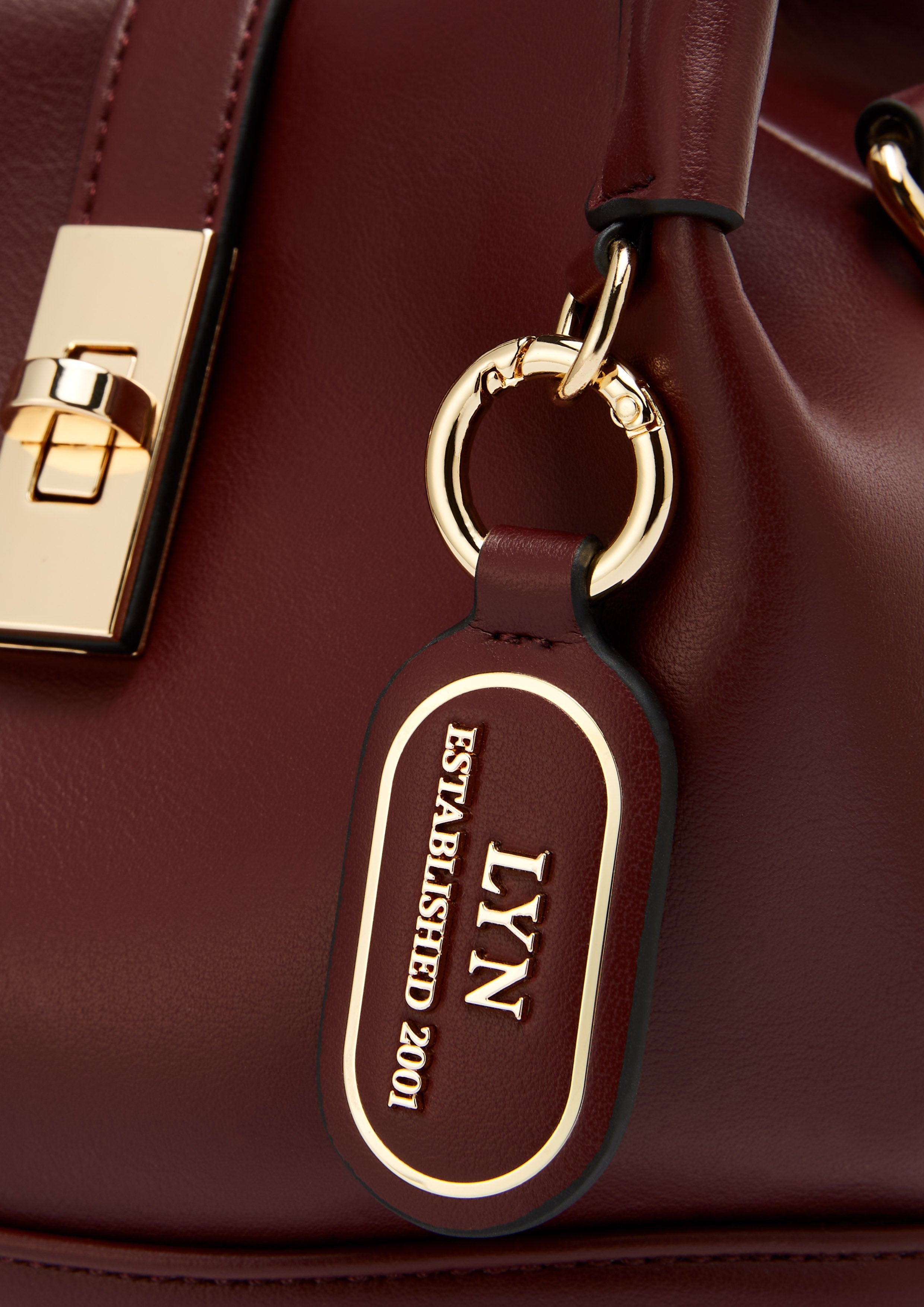 Brayden S Crossbody Bag - Dark Red