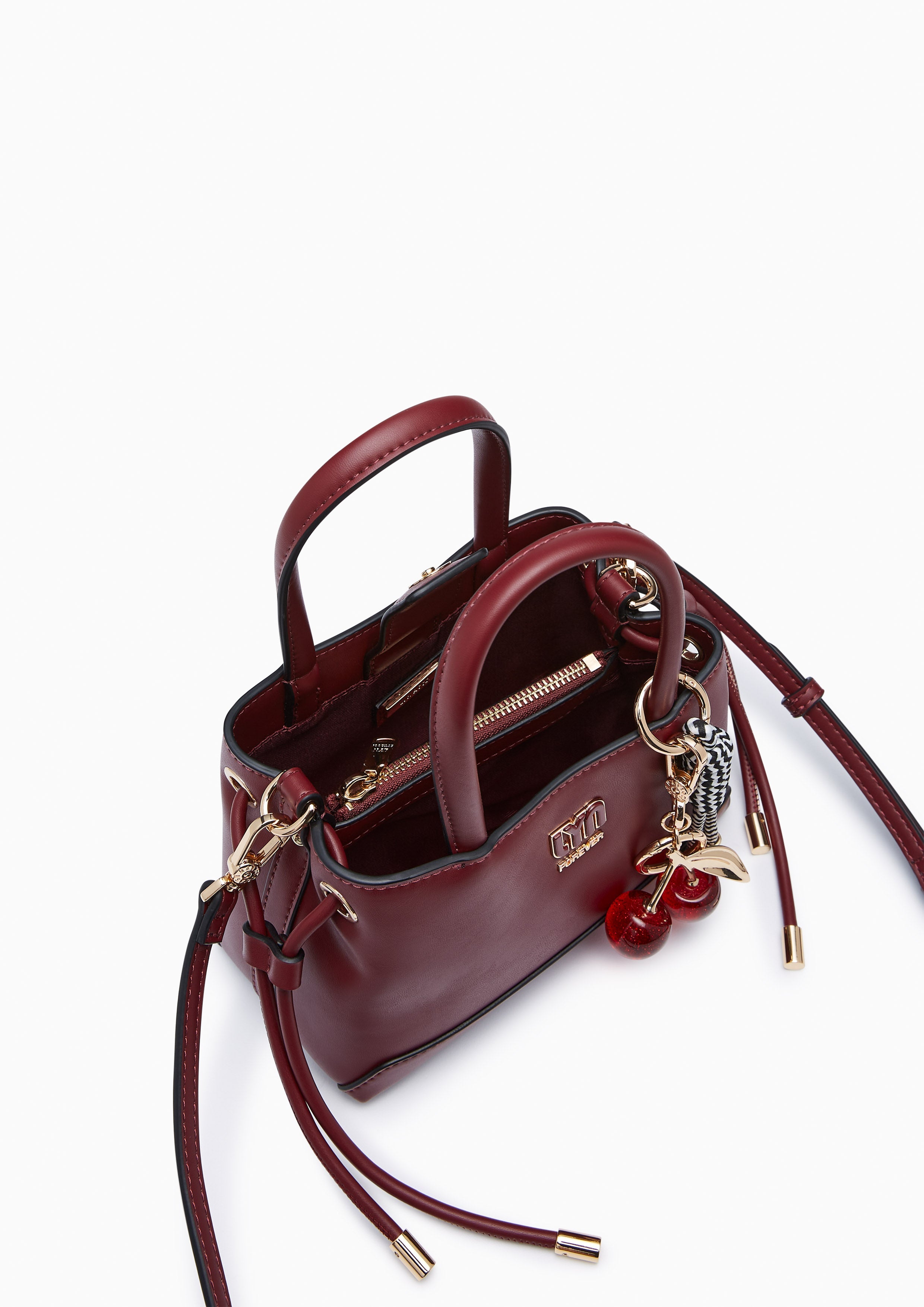 Bethany S Crossbody Bag - Dark Red