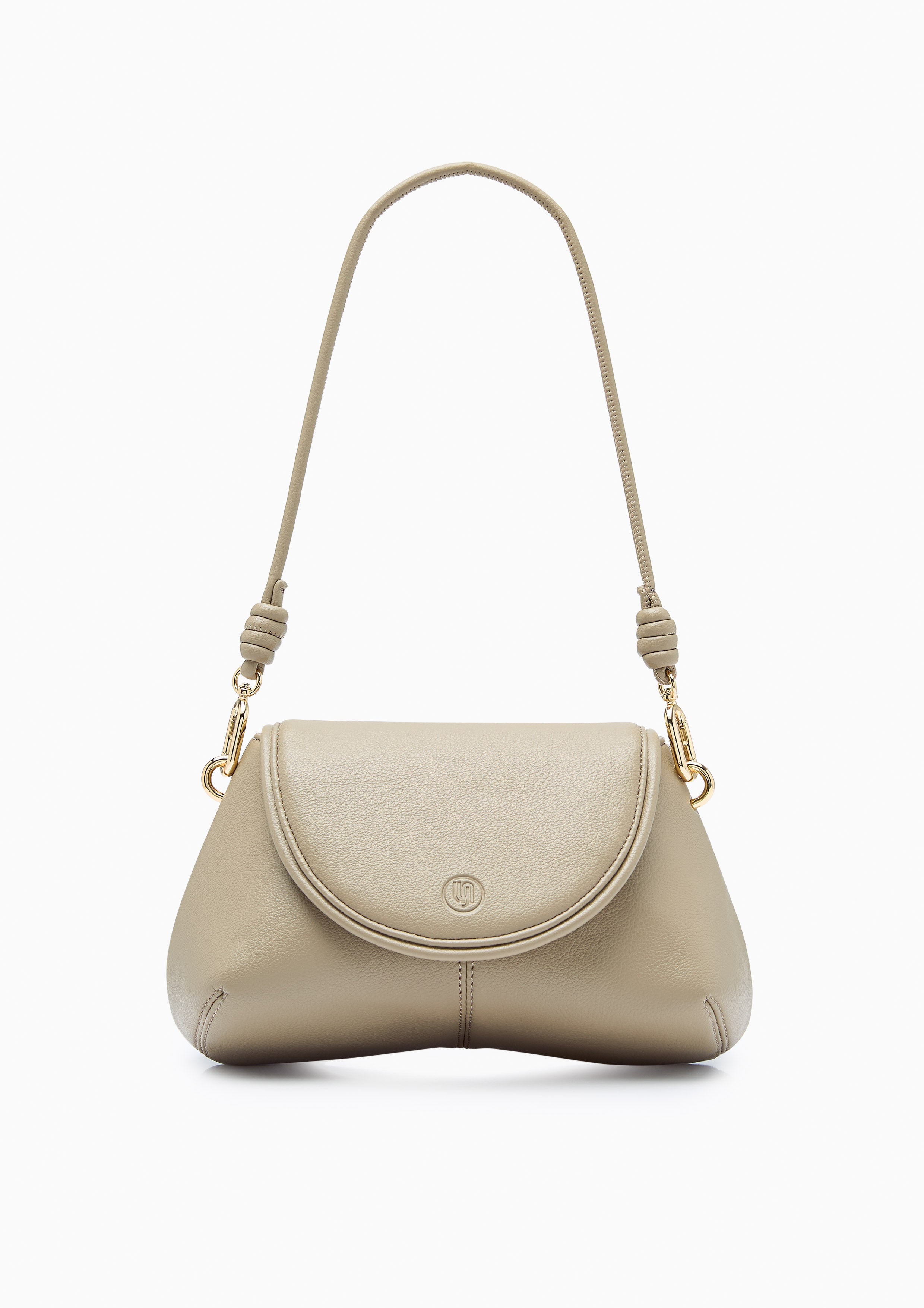 Pillow Flap Shoulder Bag - Taupe