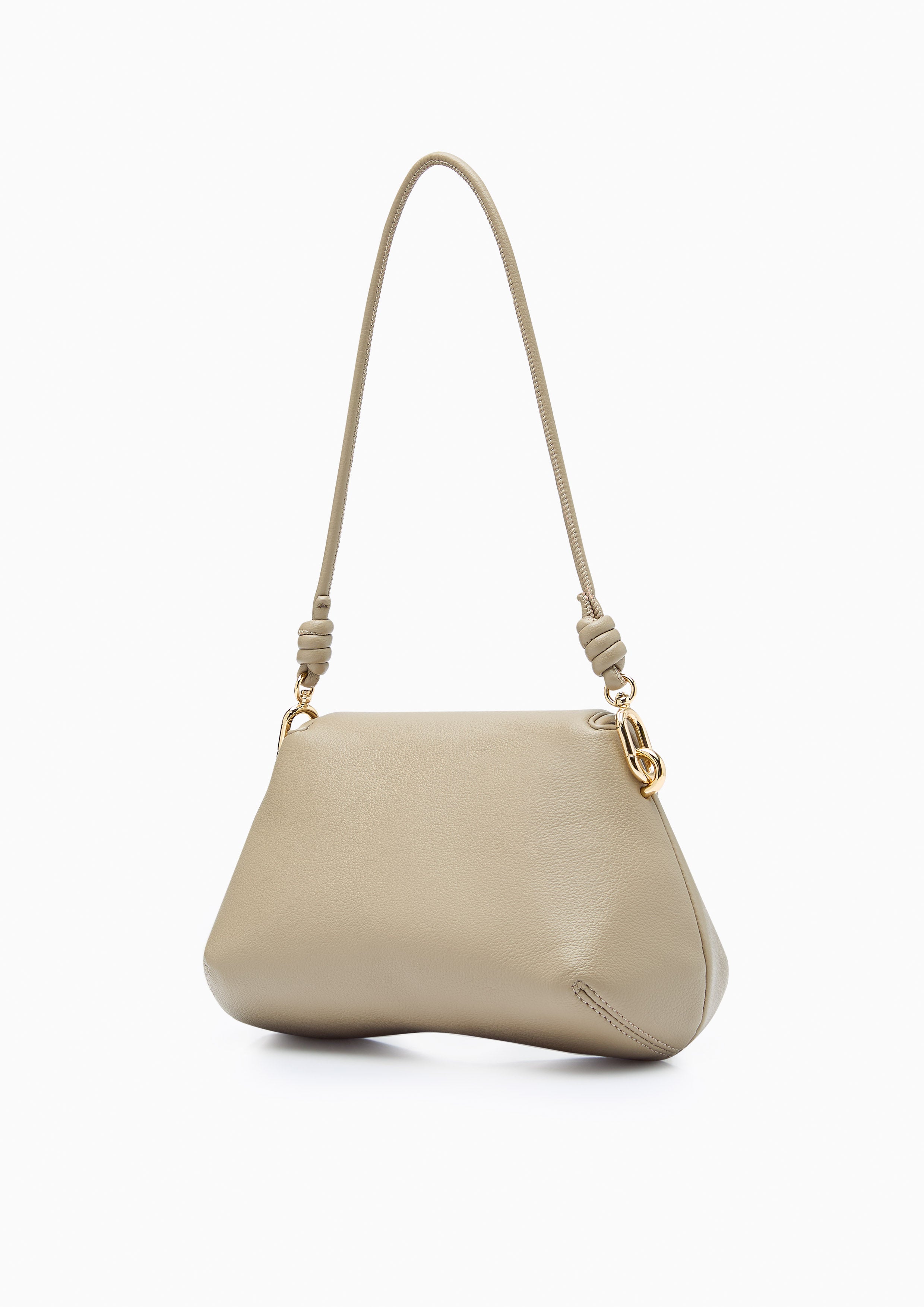 Pillow Flap Shoulder Bag - Taupe