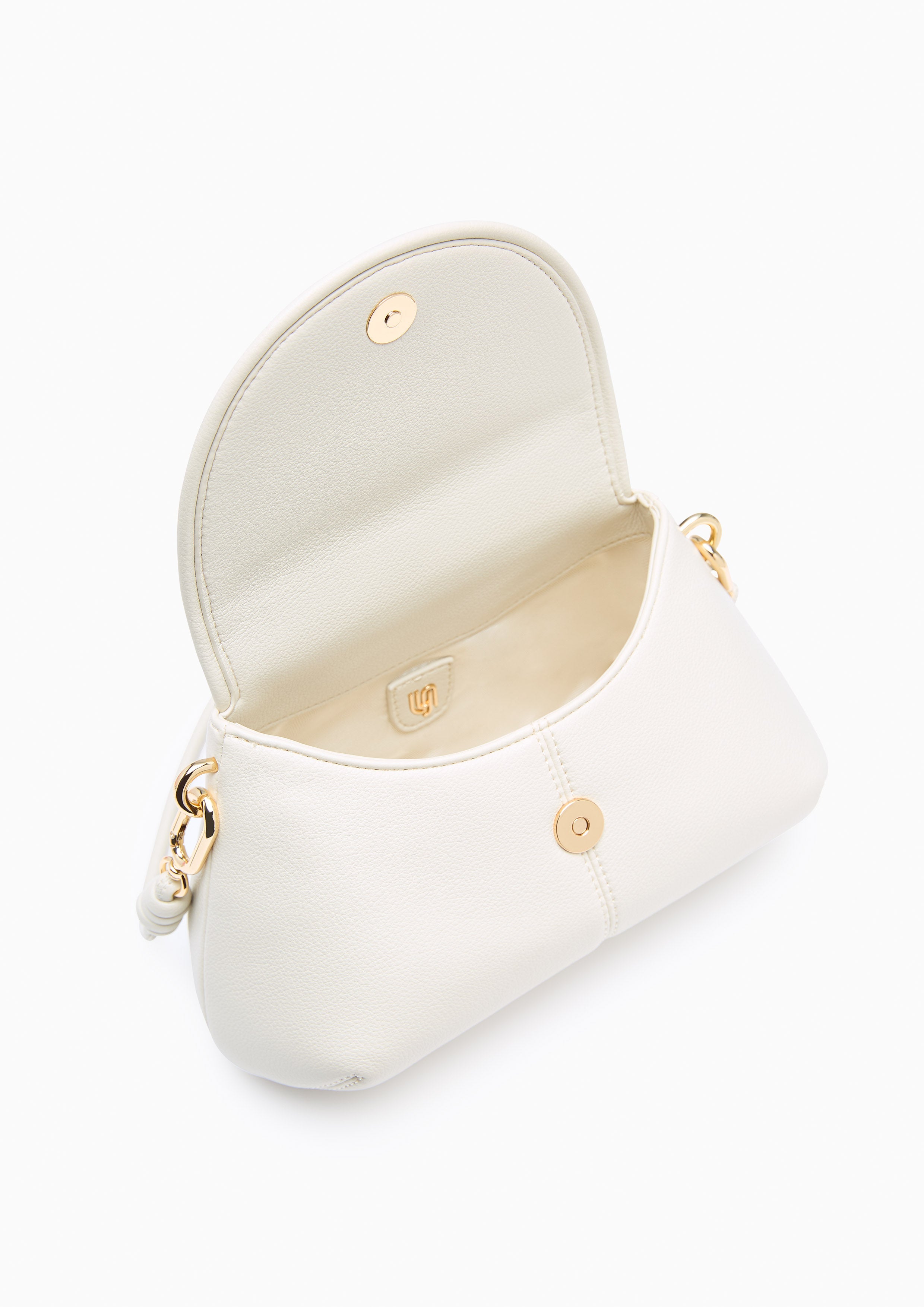 Pillow Flap Shoulder Bag - Ivory