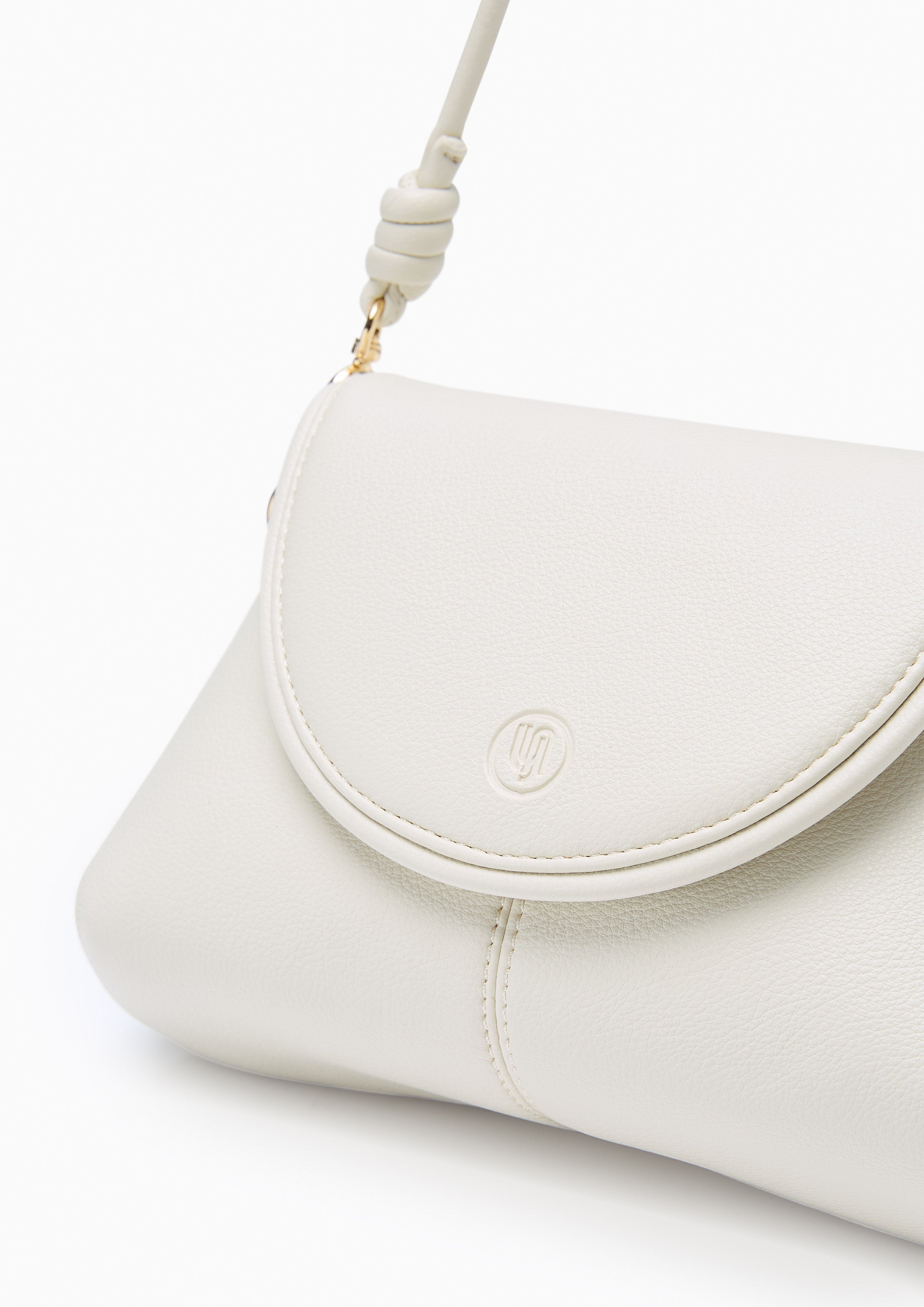 Pillow Flap Shoulder Bag - Ivory