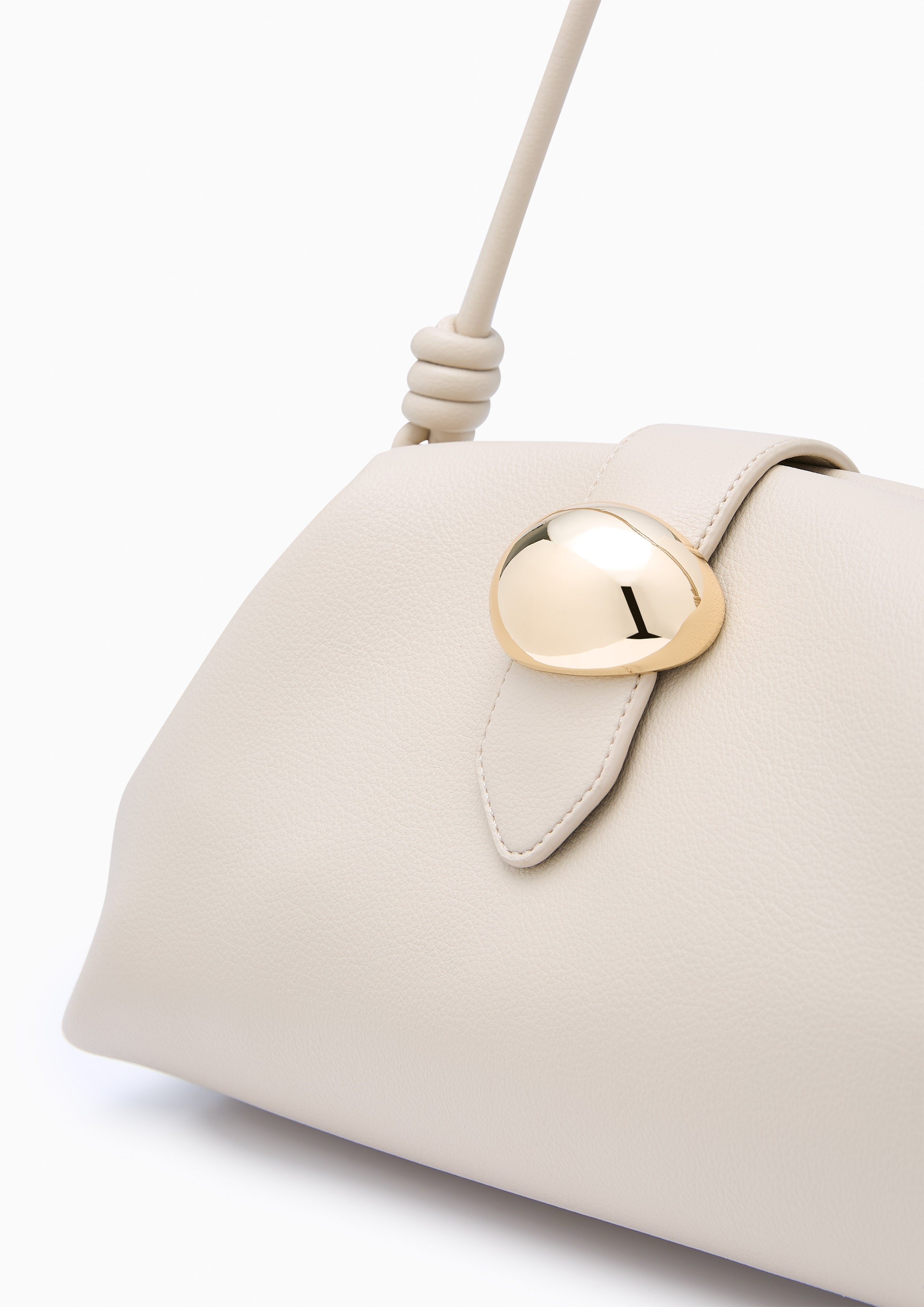 Pillow Crossbody Bag - Light Beige