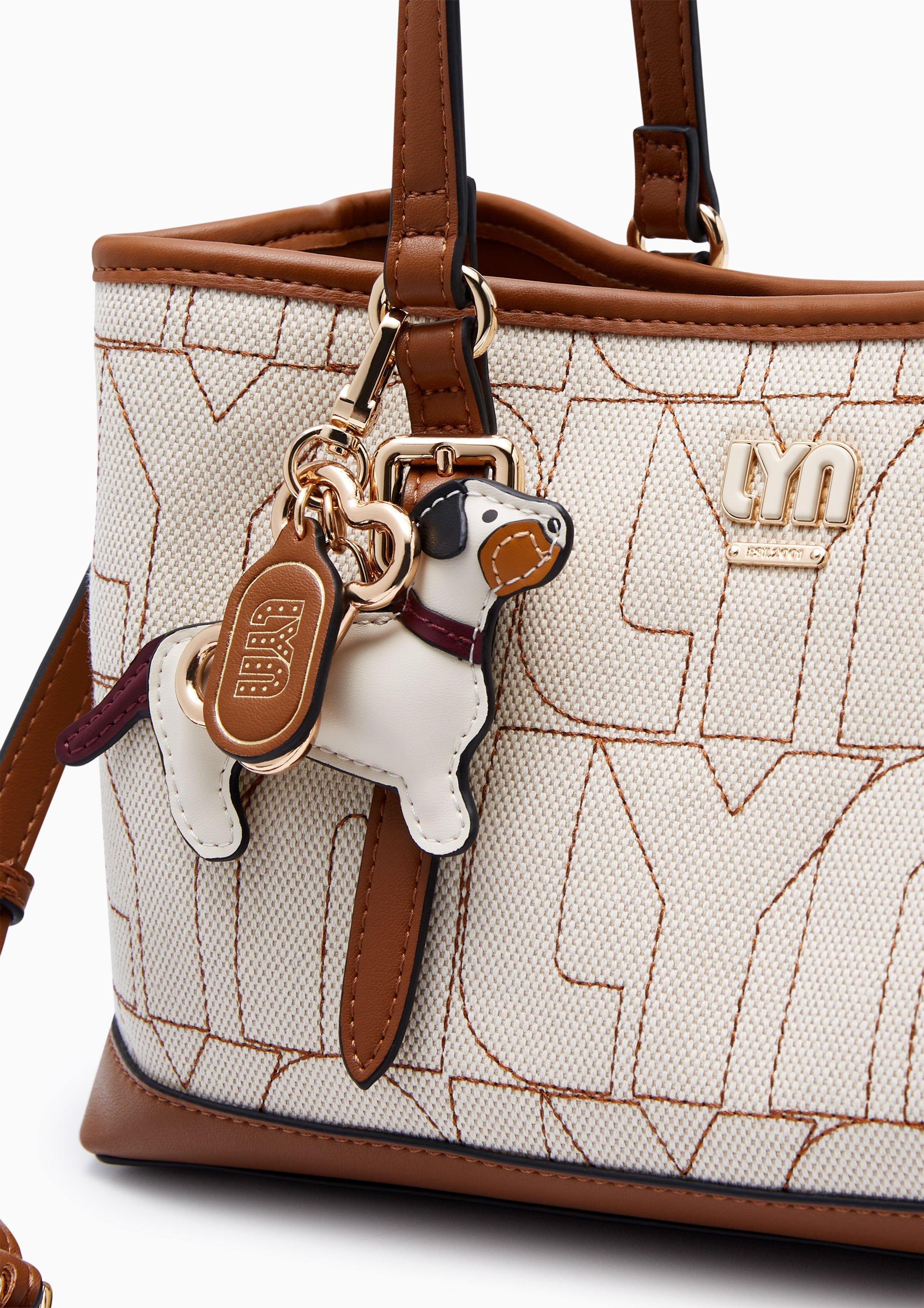 Cadena L Tote Bag - Brown