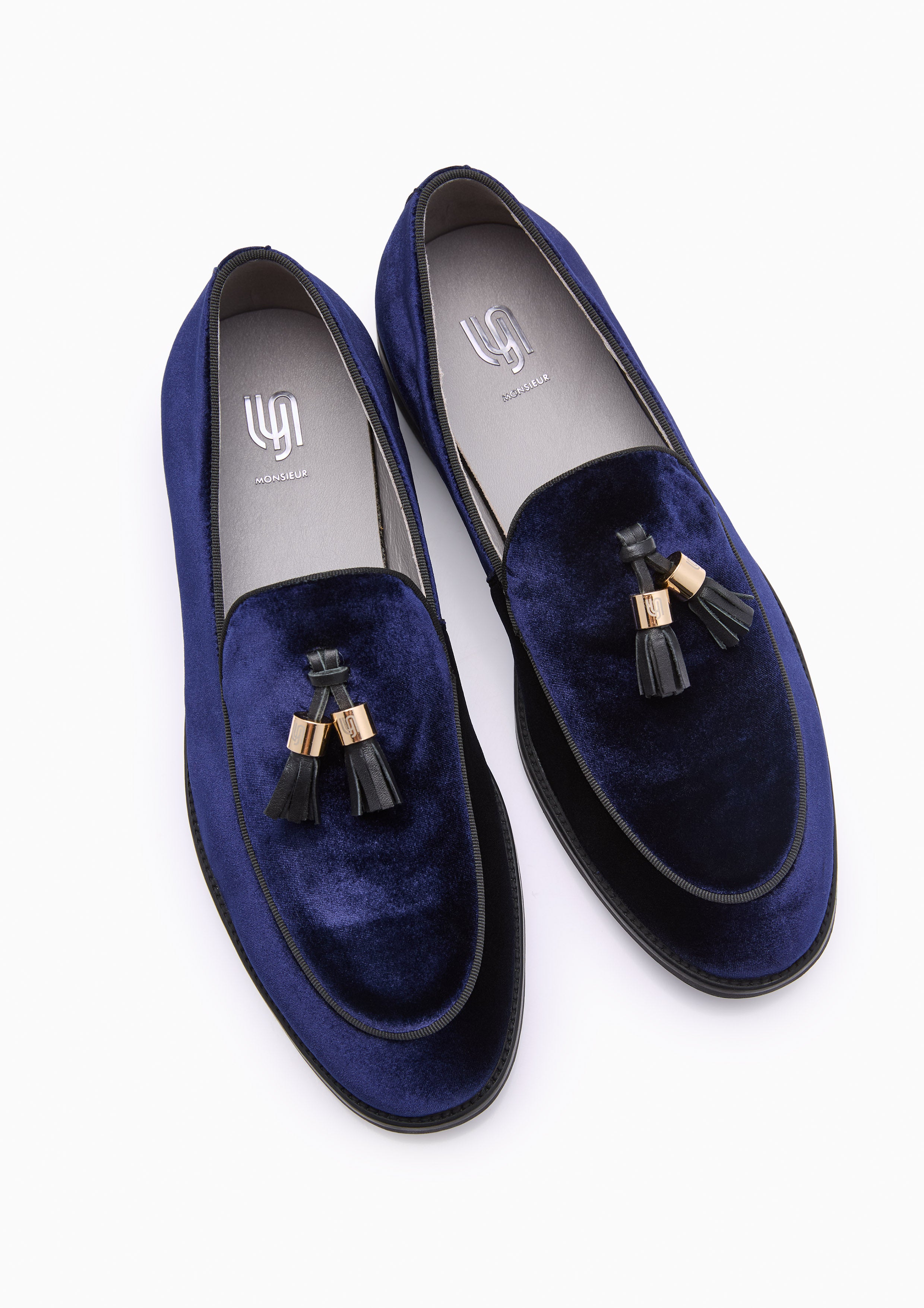 Sam Velvet Infinite Flats And Sandals - Navy