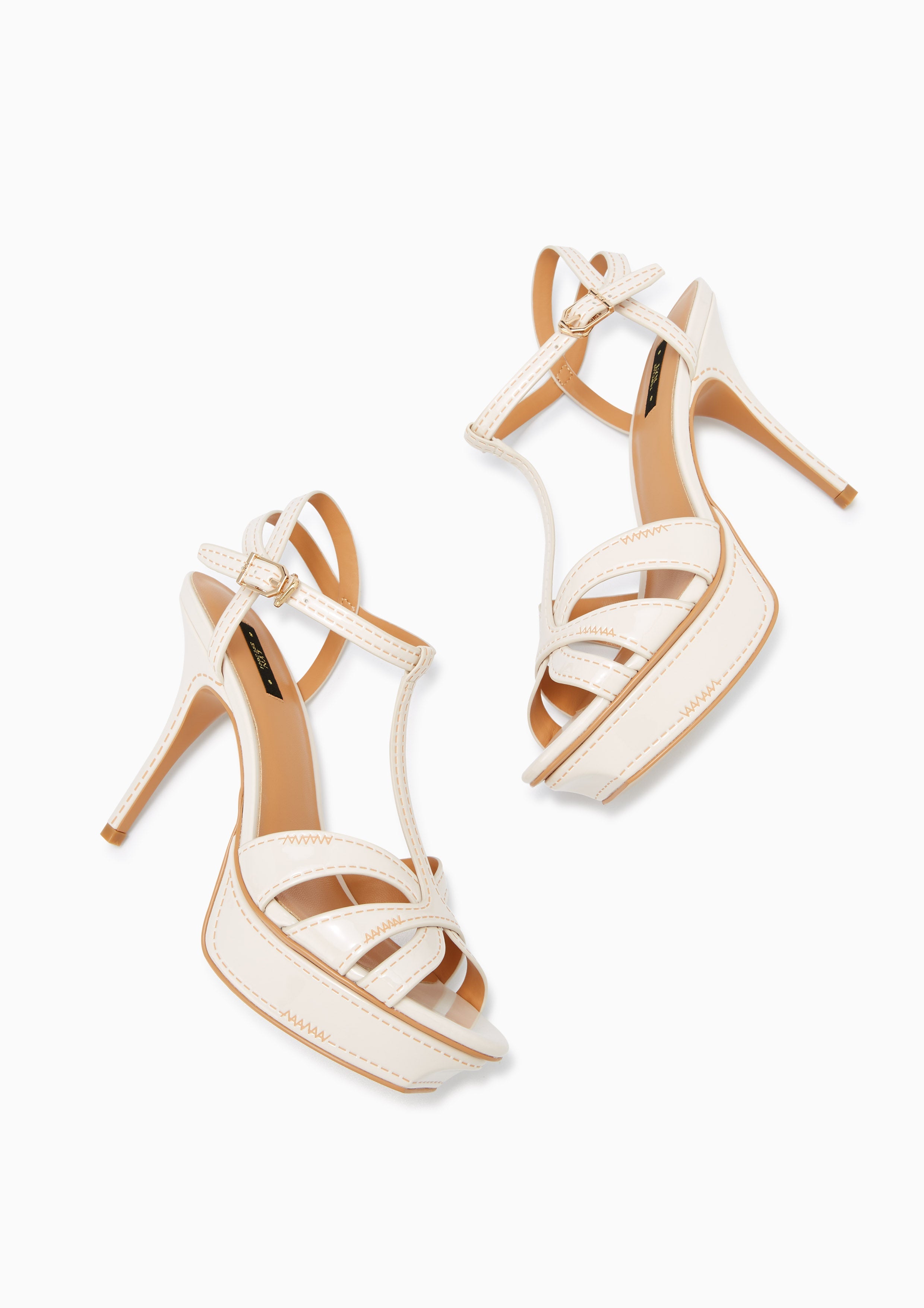 Sabella Stitched Flats And Sandals - Ivory