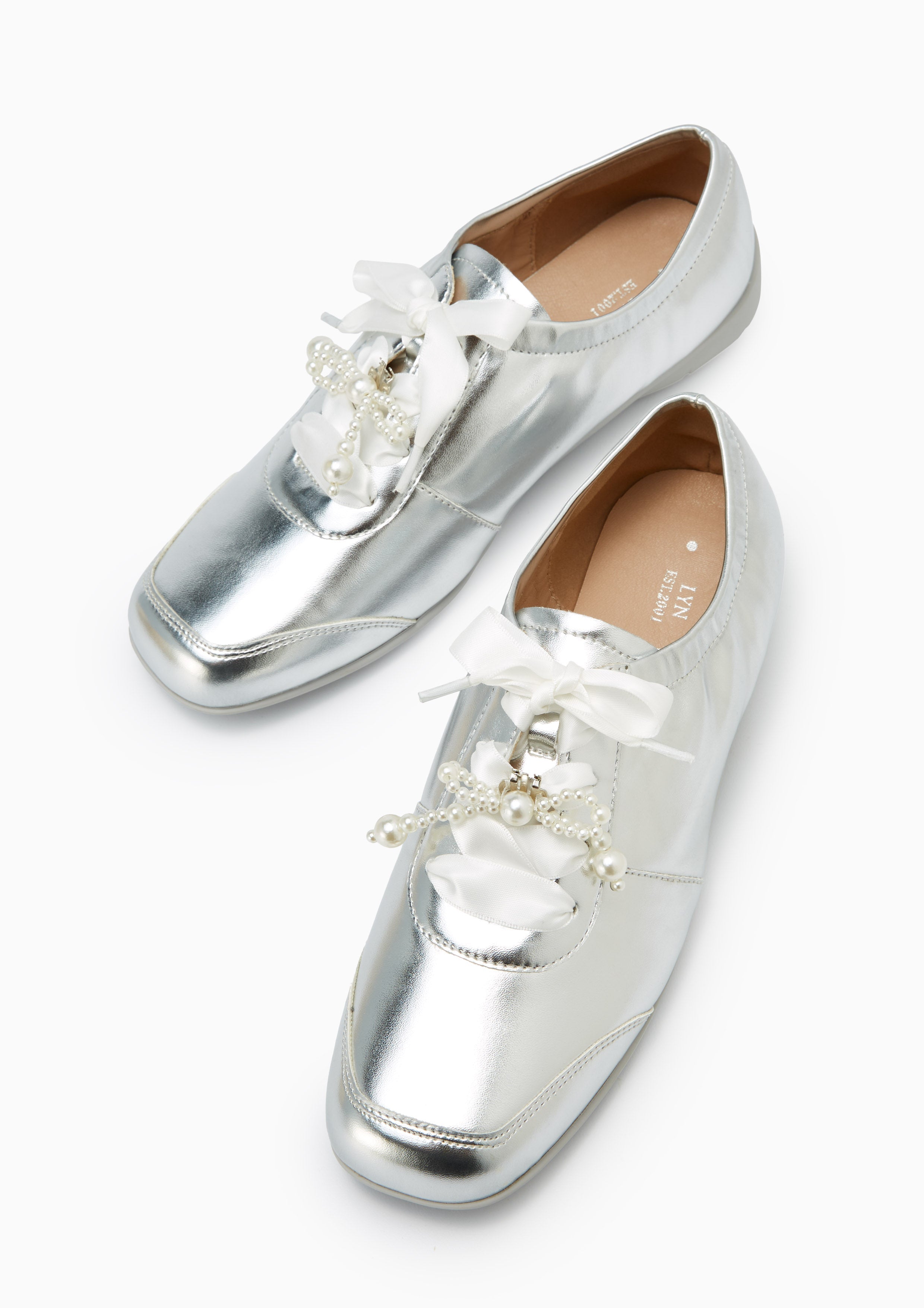 Blakely Flats And Sandals - Silver