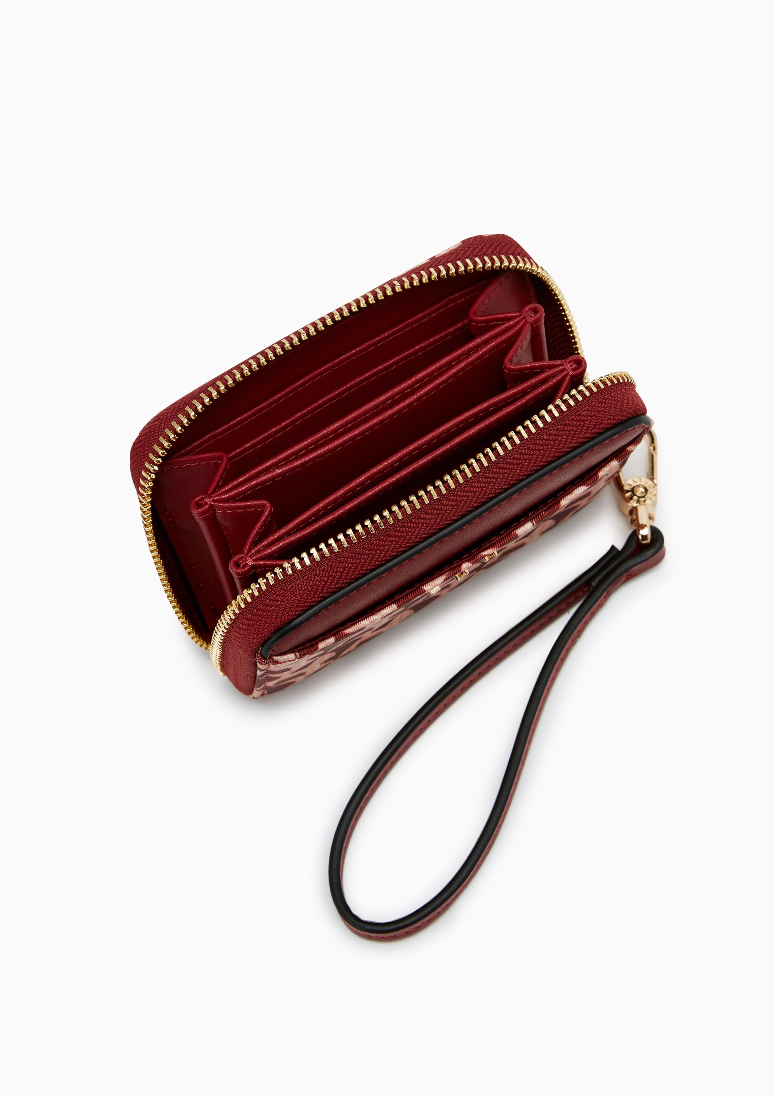 Solanory Short Wallet - Dark Red