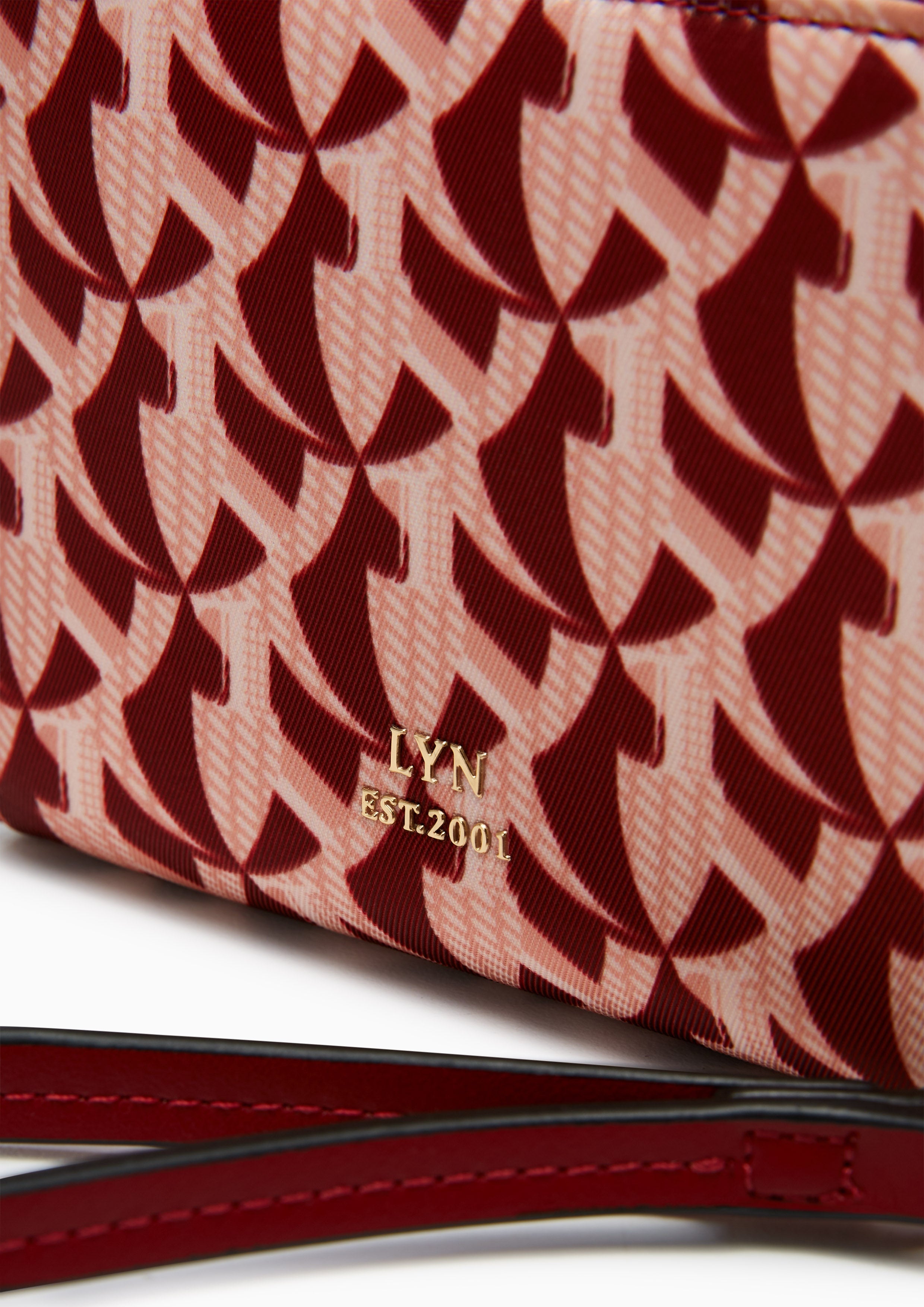 Solanory Short Wallet - Dark Red