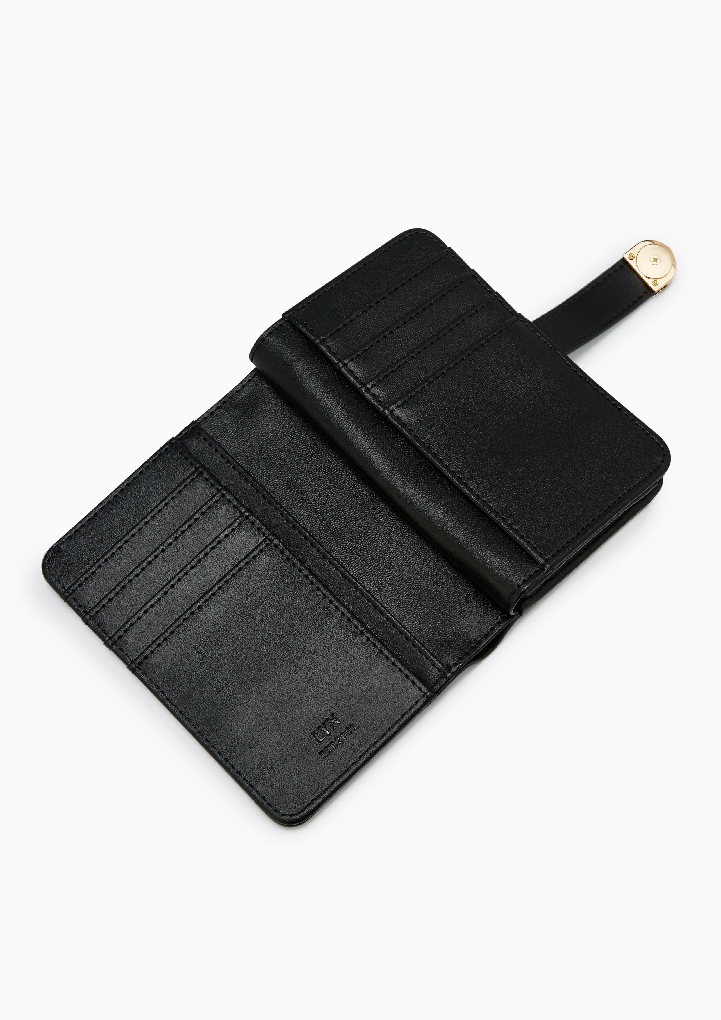 Re-Edit Wonder Semi Wallet - Black