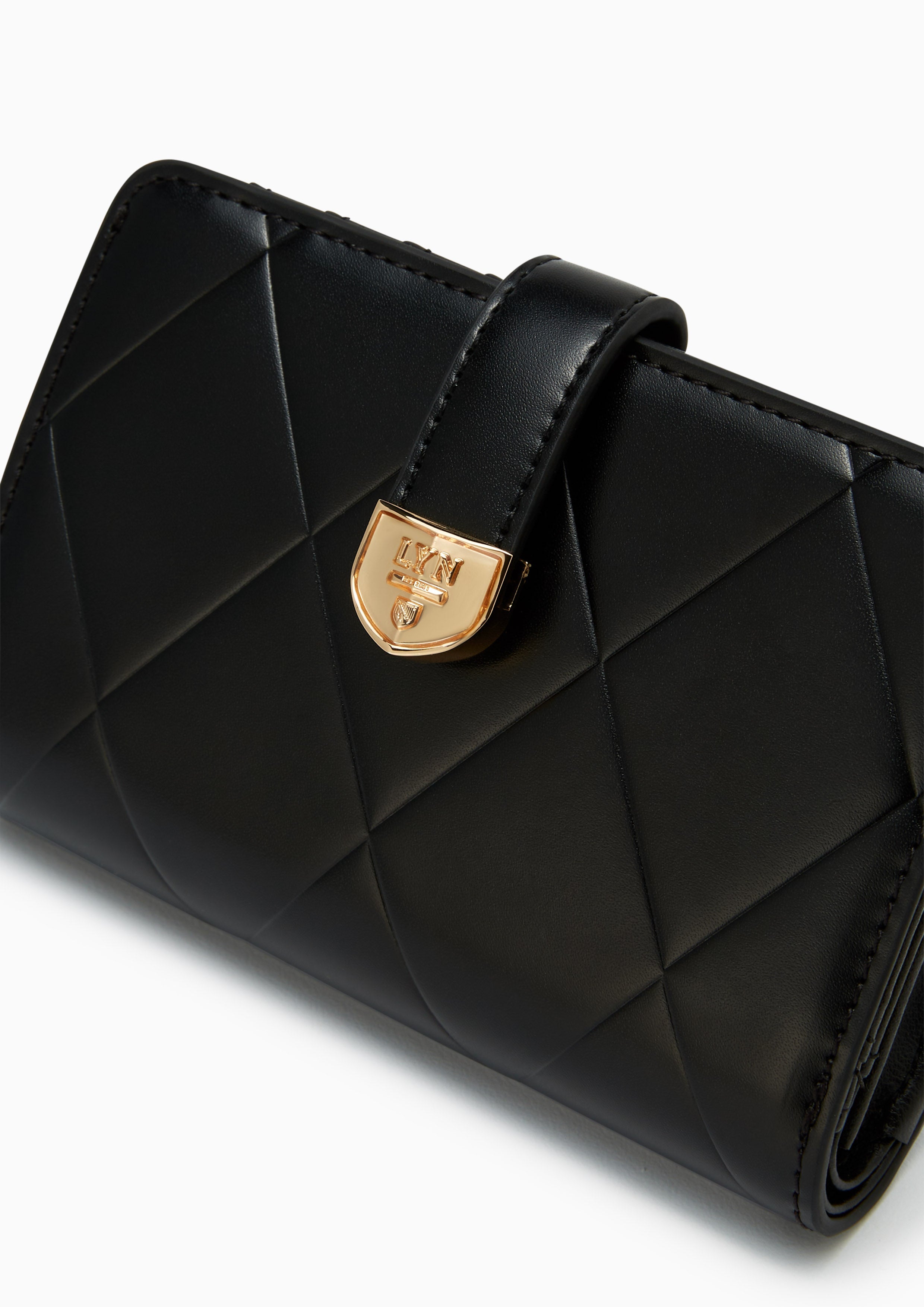 Re-Edit Wonder Semi Wallet - Black