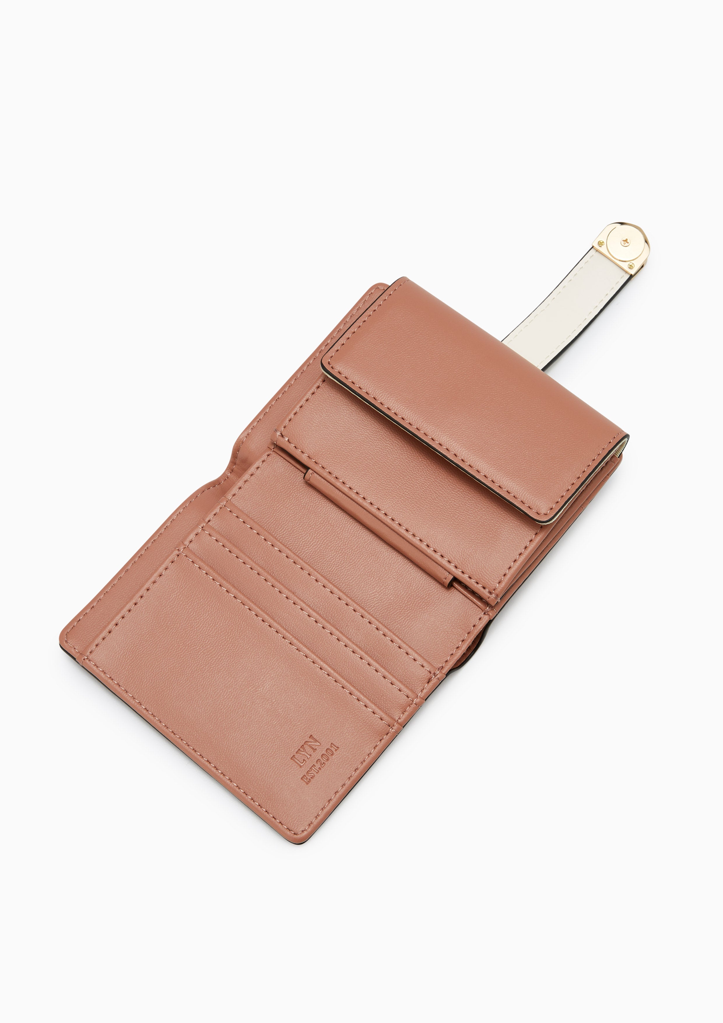 Re-Edit Wonder Bi-Fold Wallet - Biege Variation 2