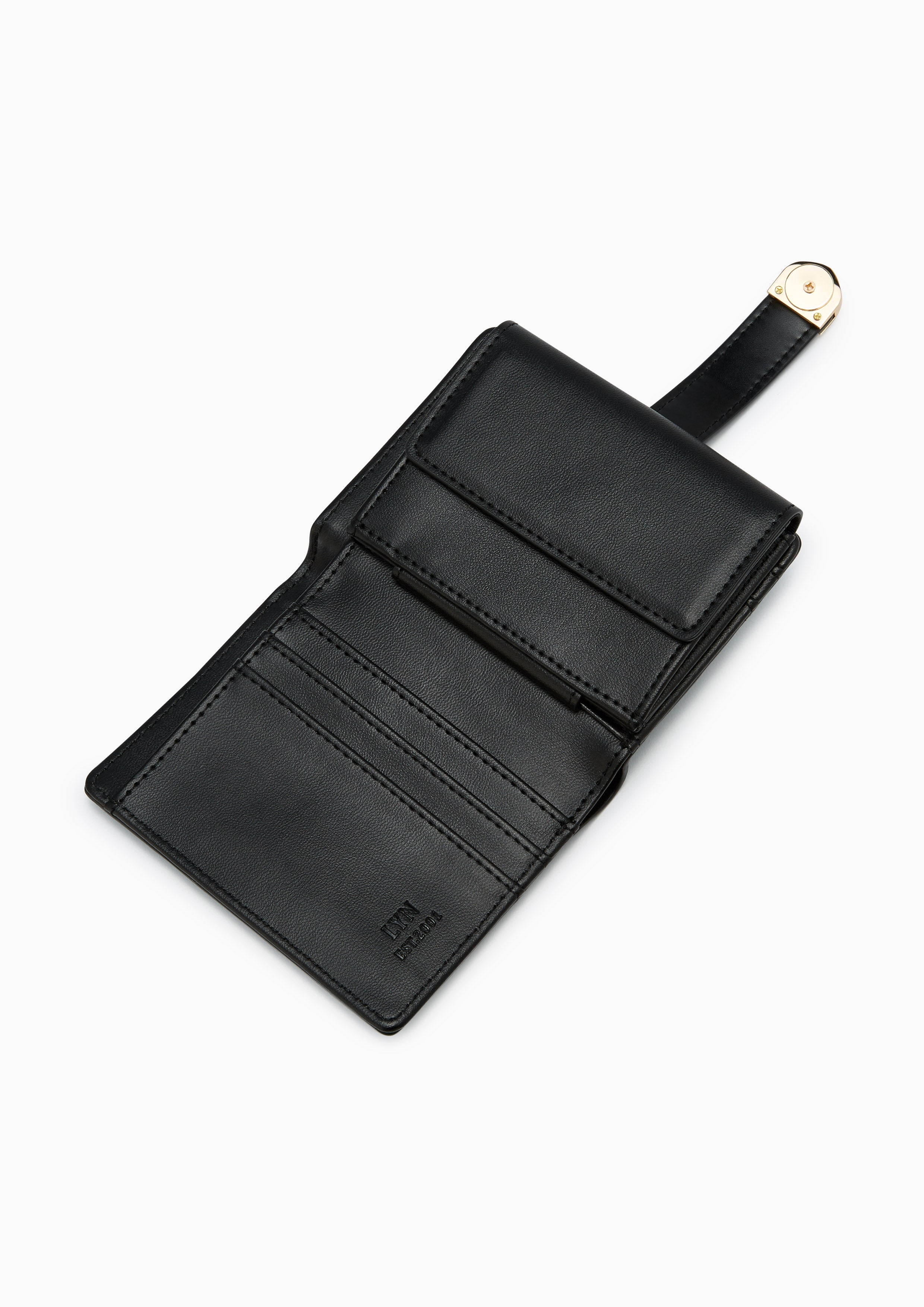 Re-Edit Wonder Bi-Fold Wallet - Black