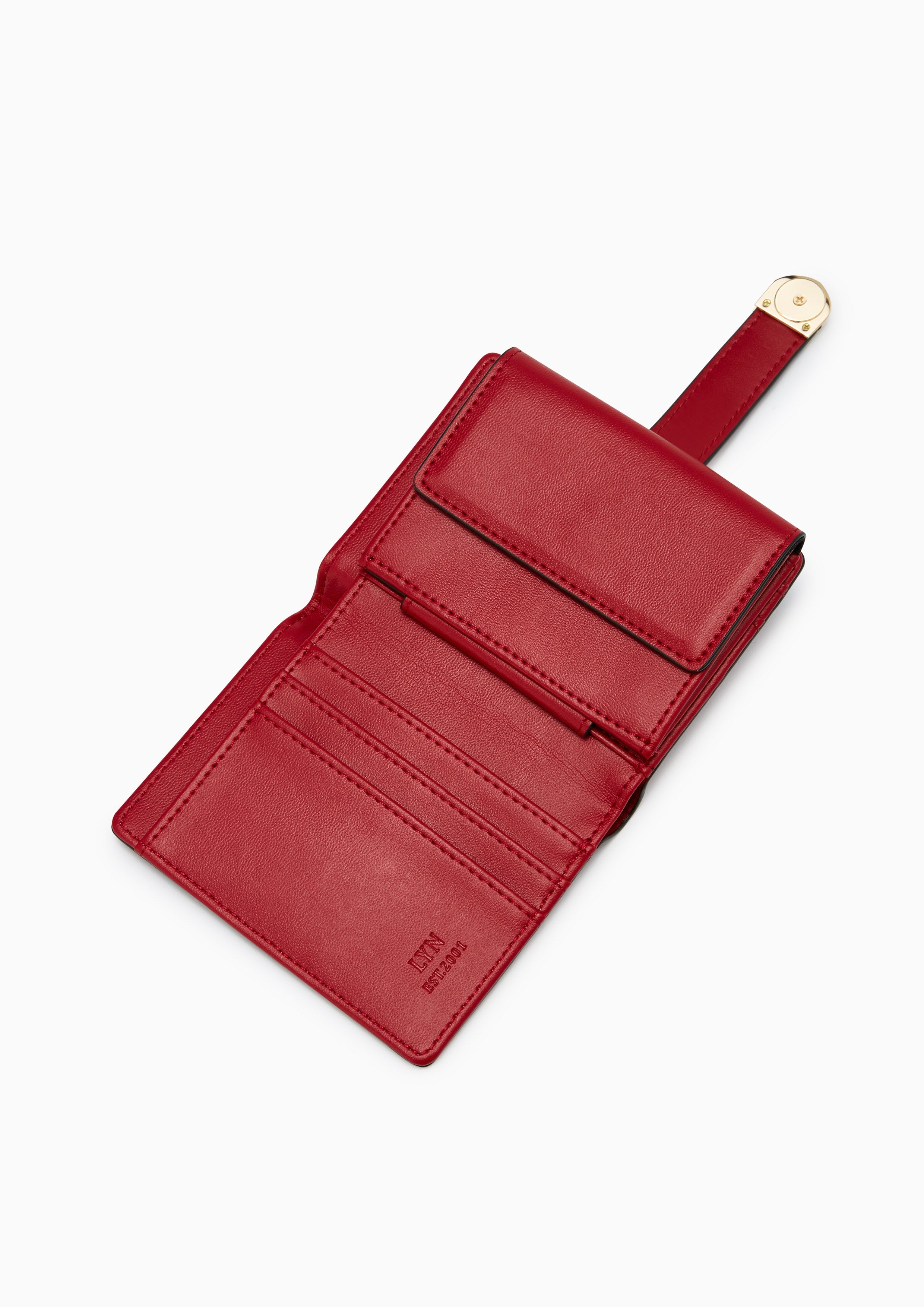 Re-Edit Wonder Bi-Fold Wallet - Red