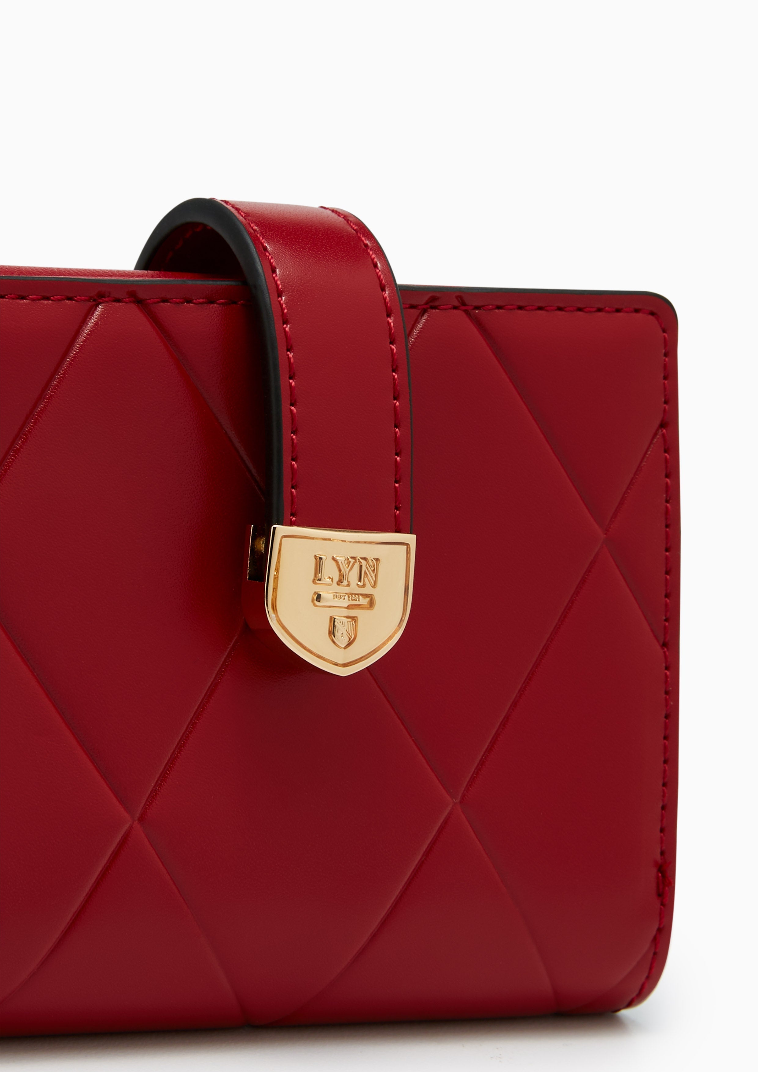 Re-Edit Wonder Bi-Fold Wallet - Red