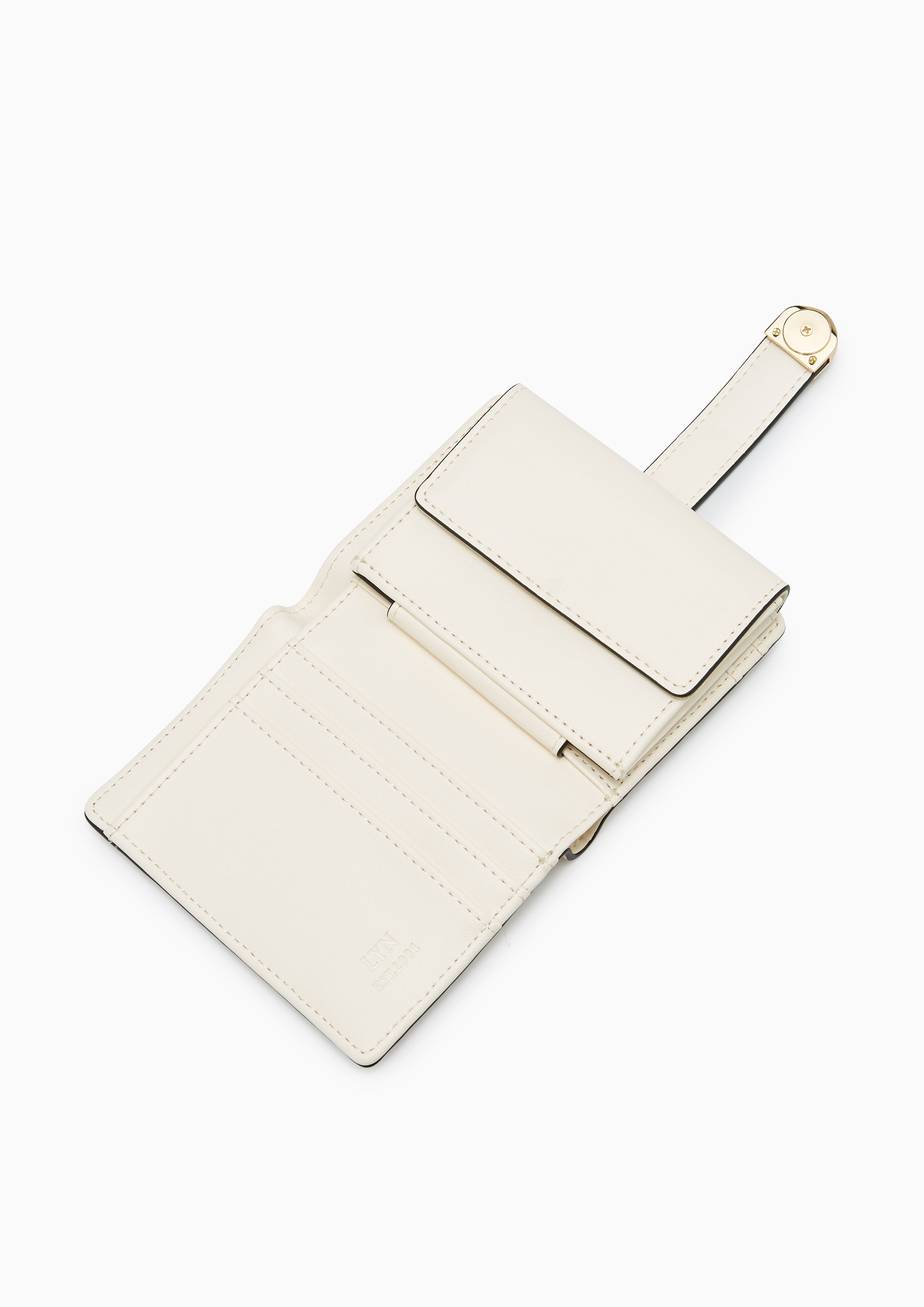 Re-Edit Wonder Bi-Fold Wallet - Ivory