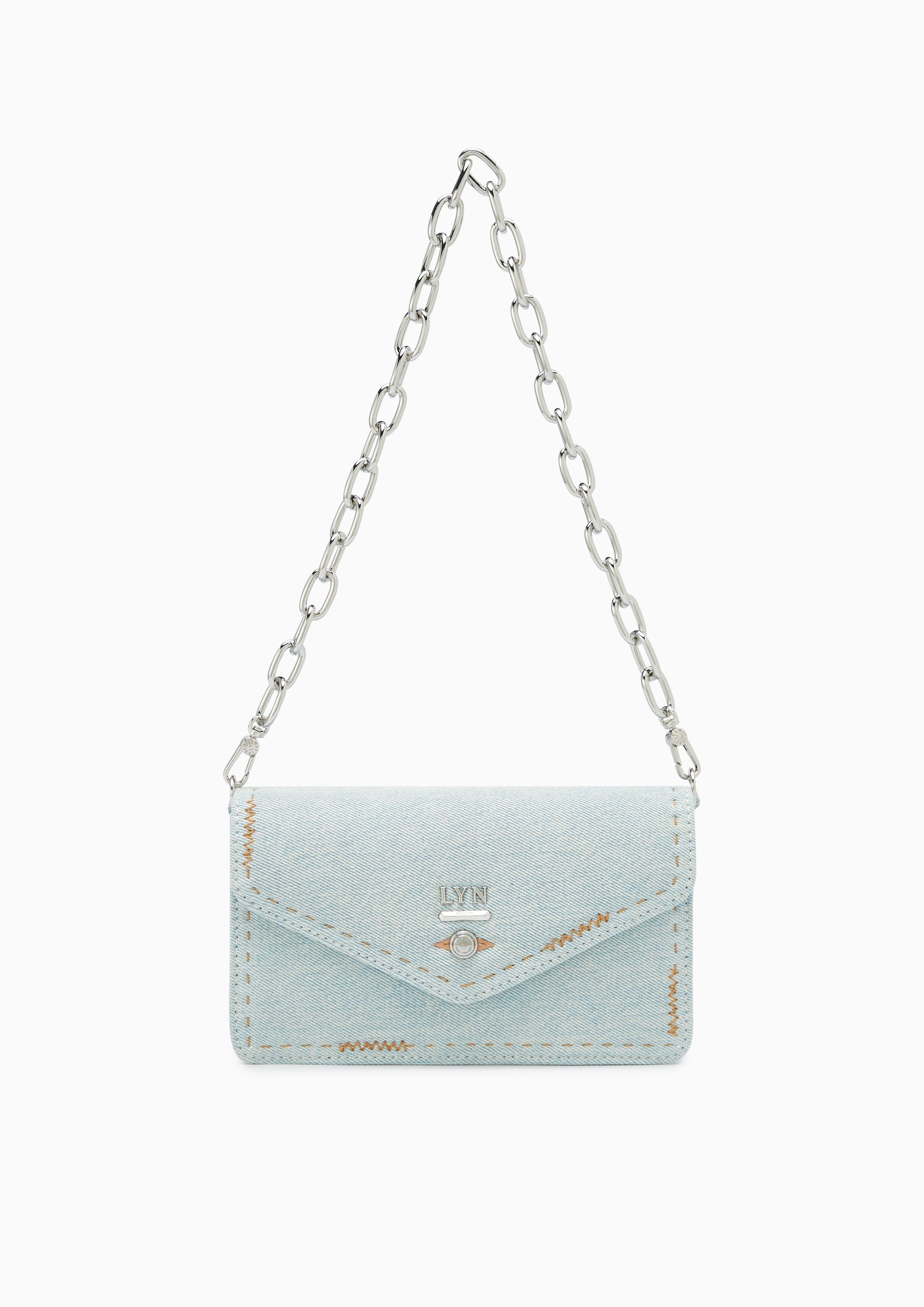 Re-Edit Stitched Wallet On Chain - Light Blue