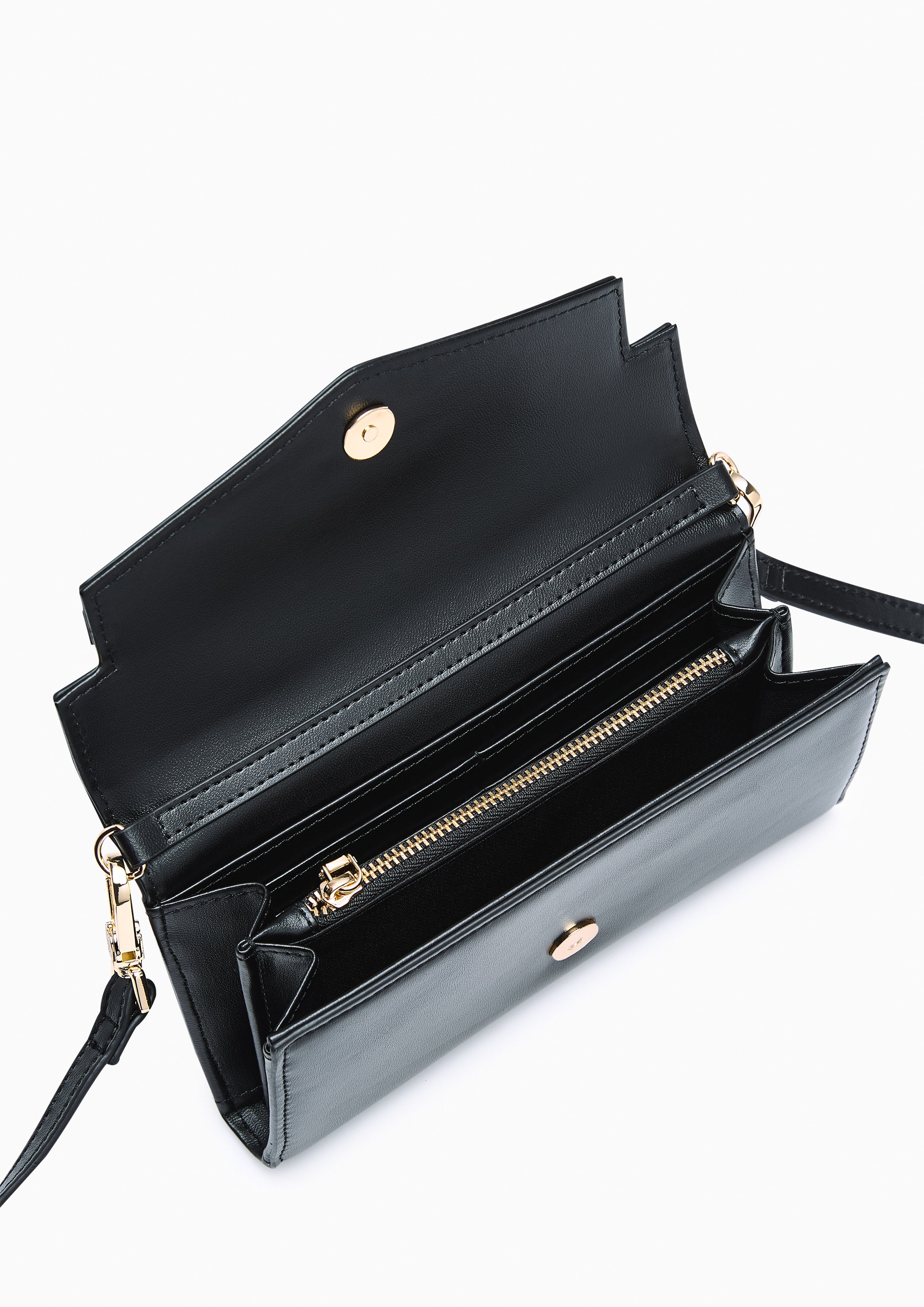 Madison Infinite Long Wallet On Chain - Black