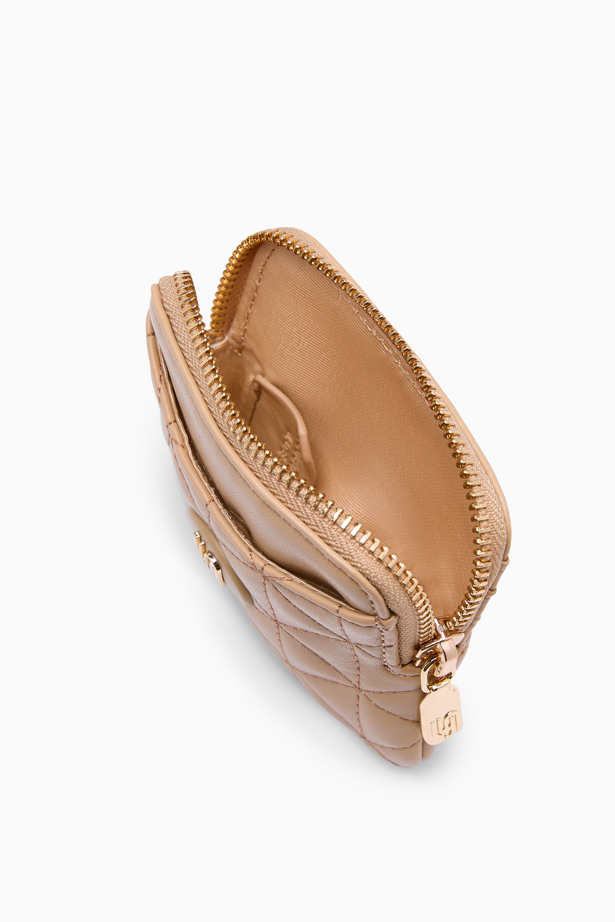 Madison Infinite Short Wallet - Dark Beige
