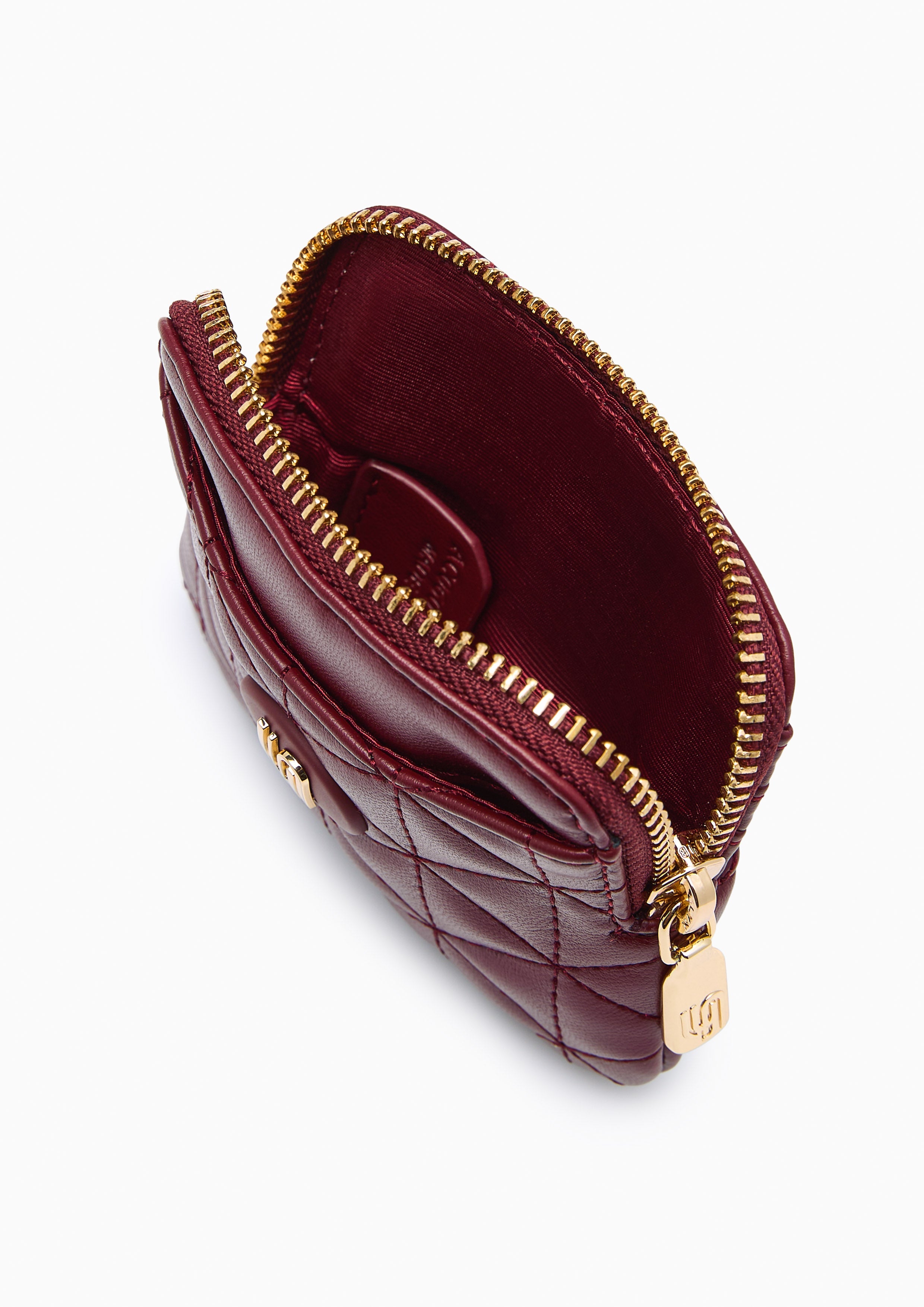 Madison Infinite Short Wallet - Dark Red