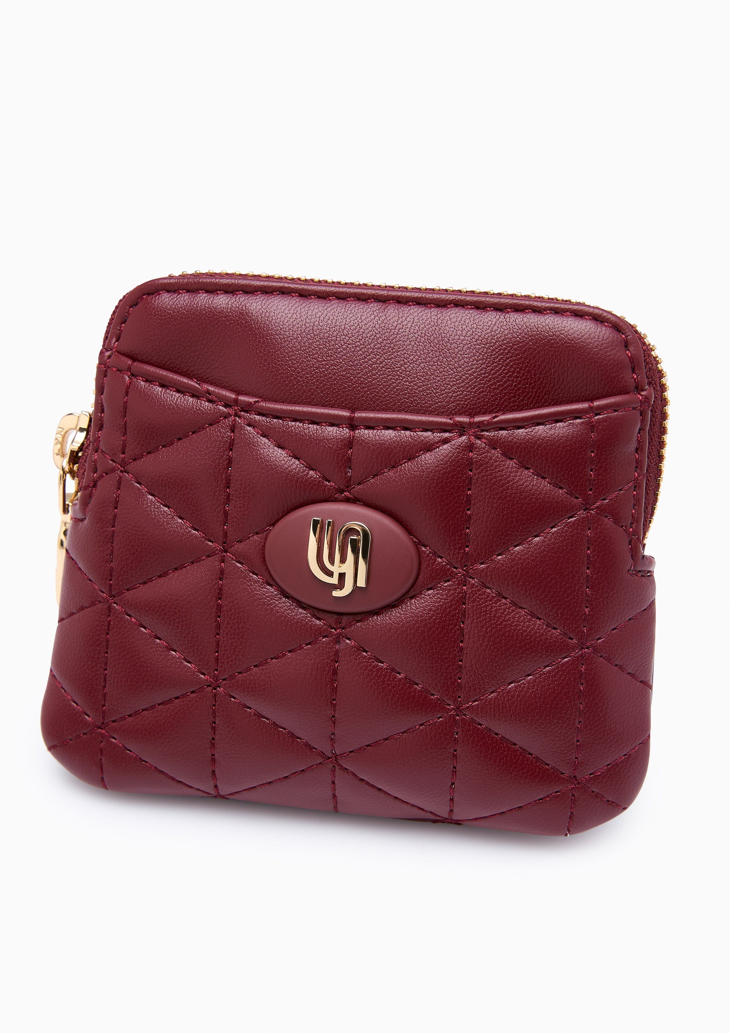 Madison Infinite Short Wallet - Dark Red