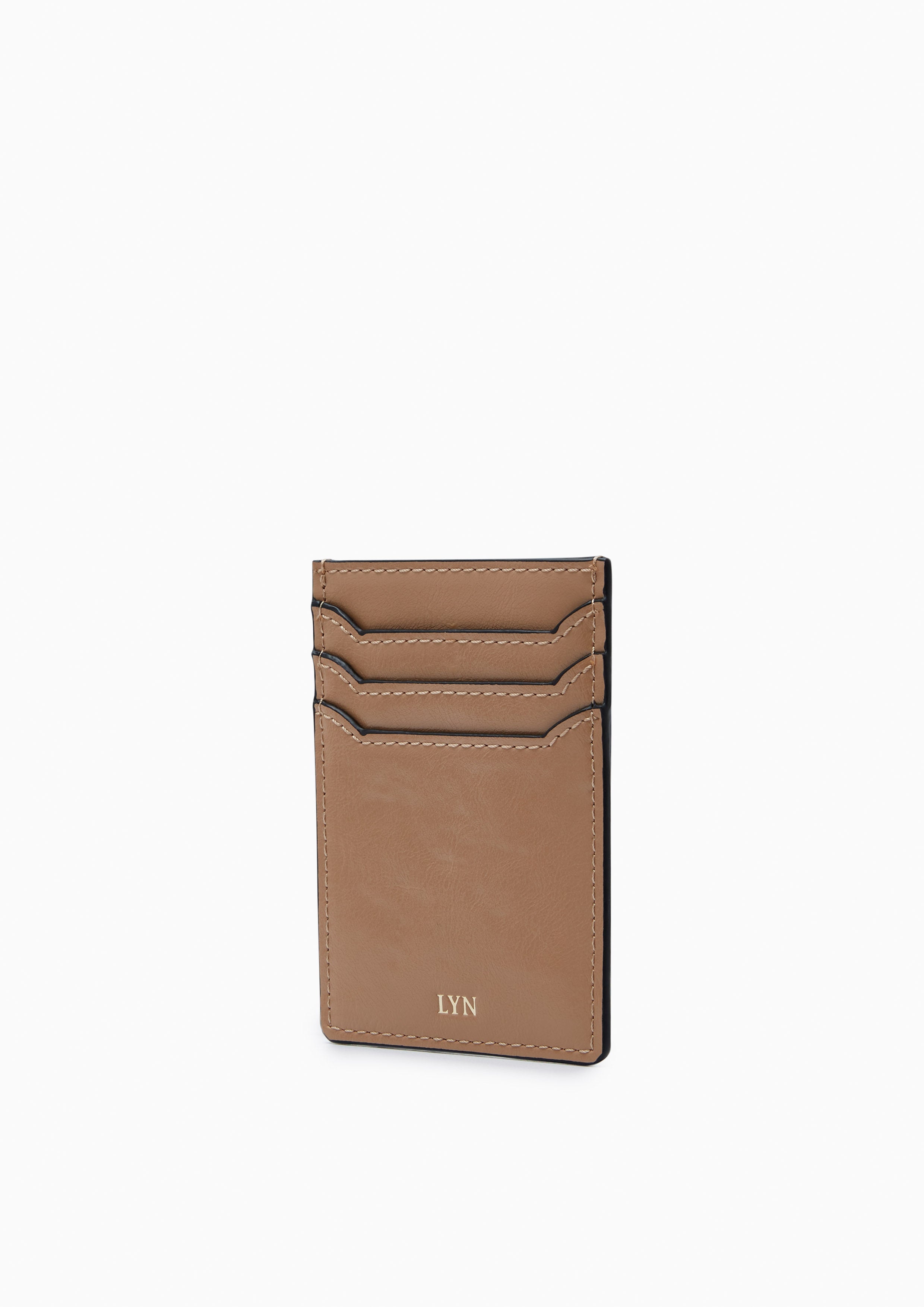 Astor Card Holder Wallet - Beige