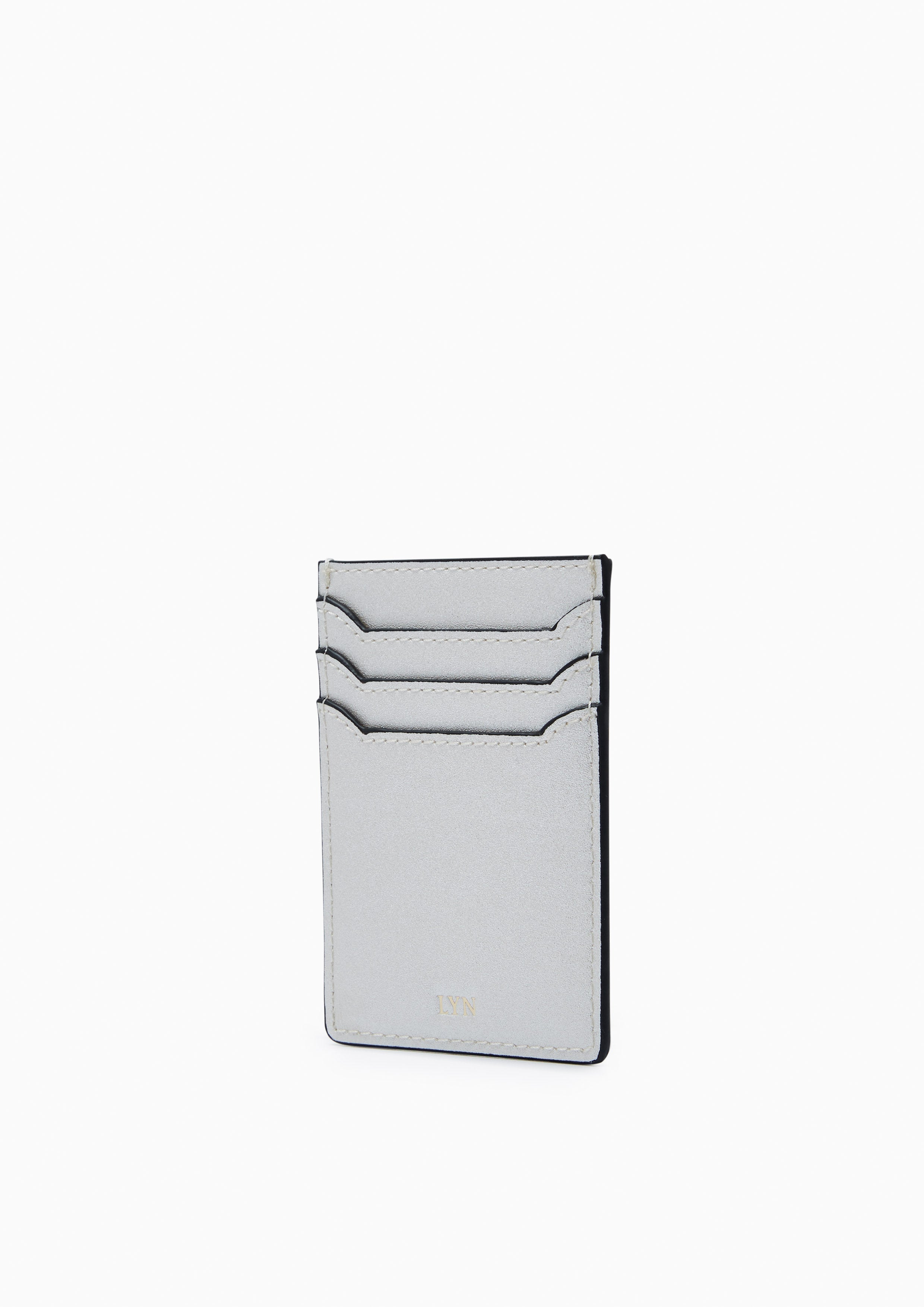 Astor Card Holder Wallet - Glitter Ivory