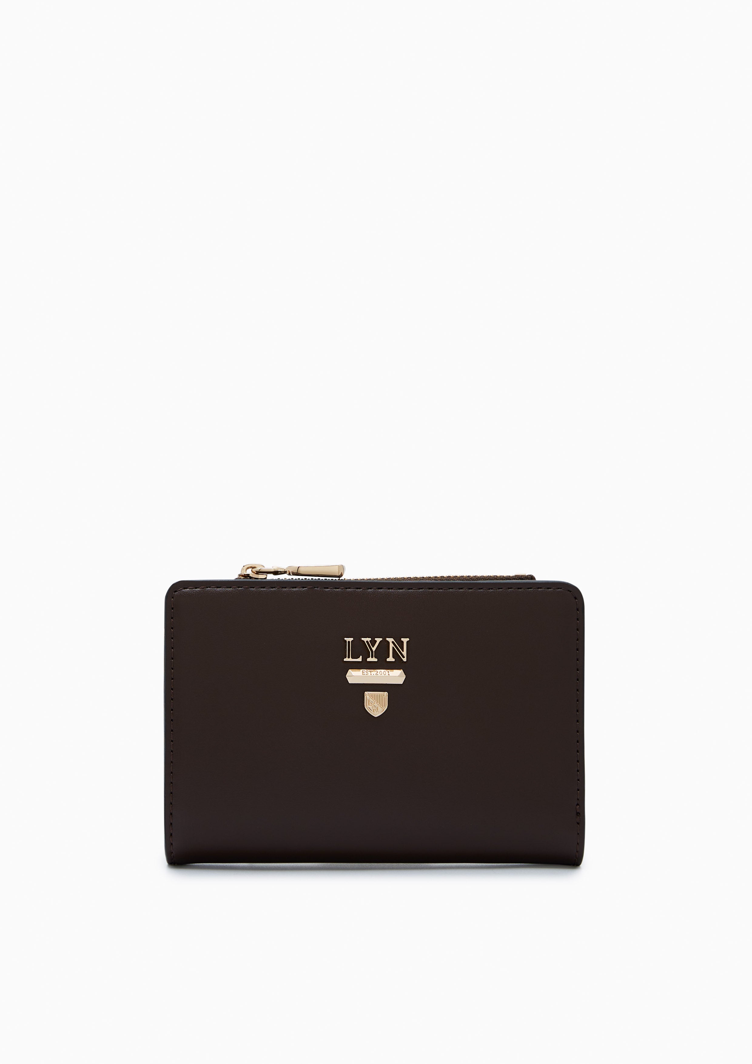 Re-Edit Semi Wallet - Dark Brown