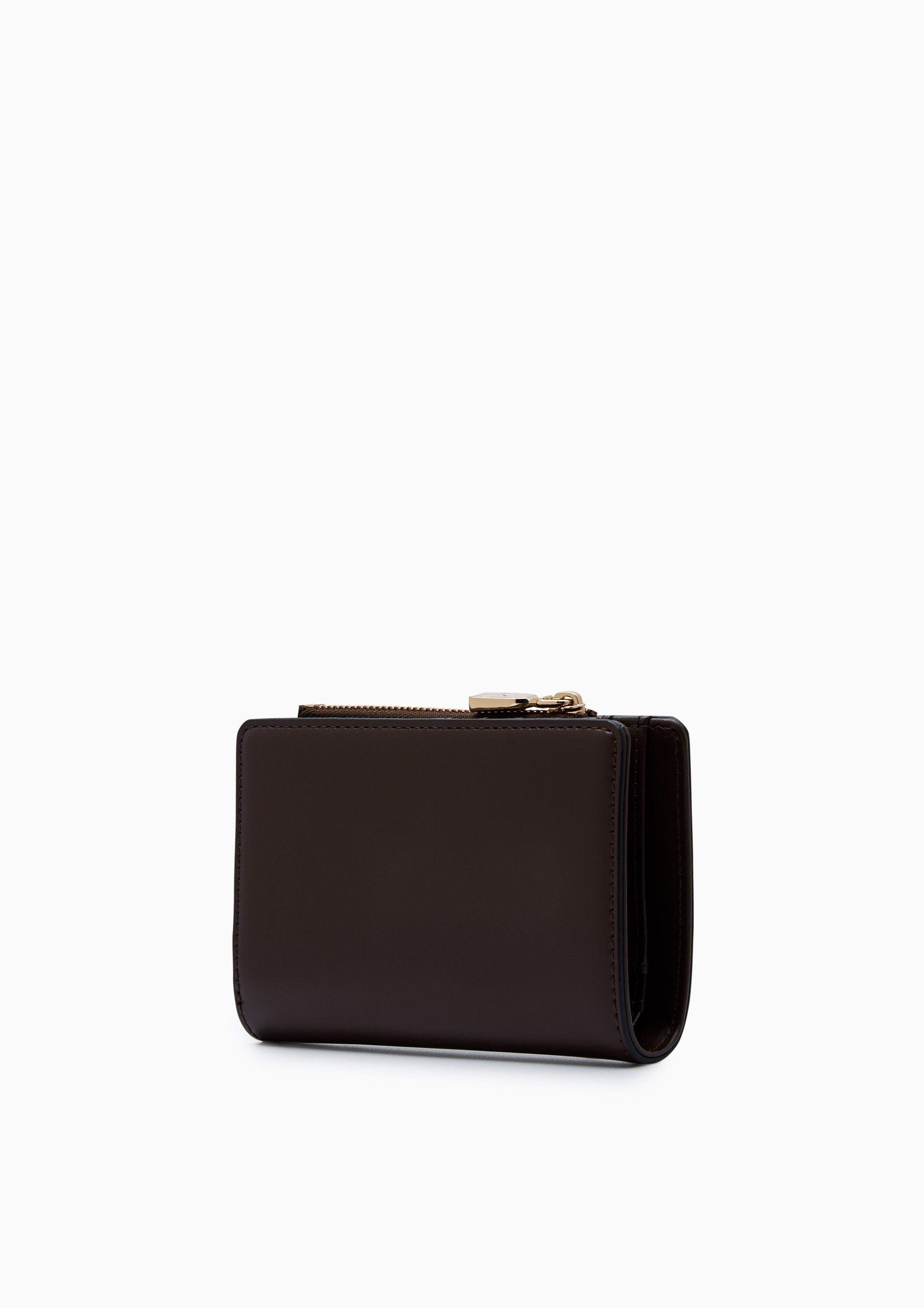 Re-Edit Semi Wallet - Dark Brown