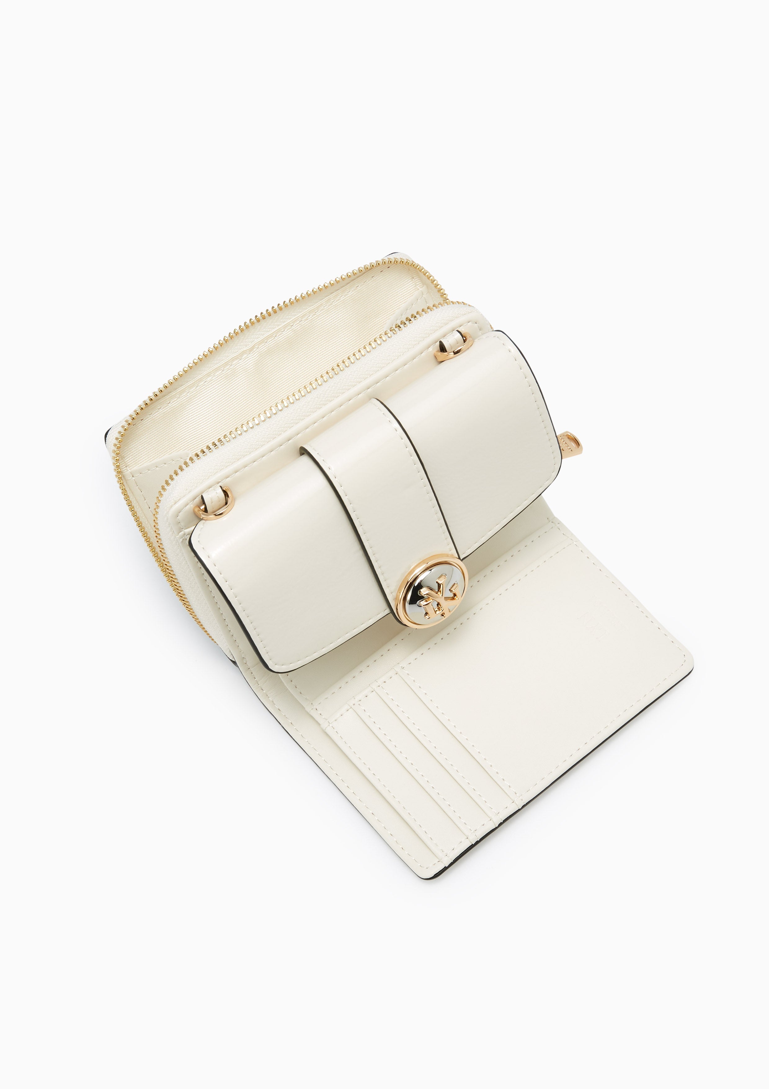 Venus Short Wallet On Chain - Ivory
