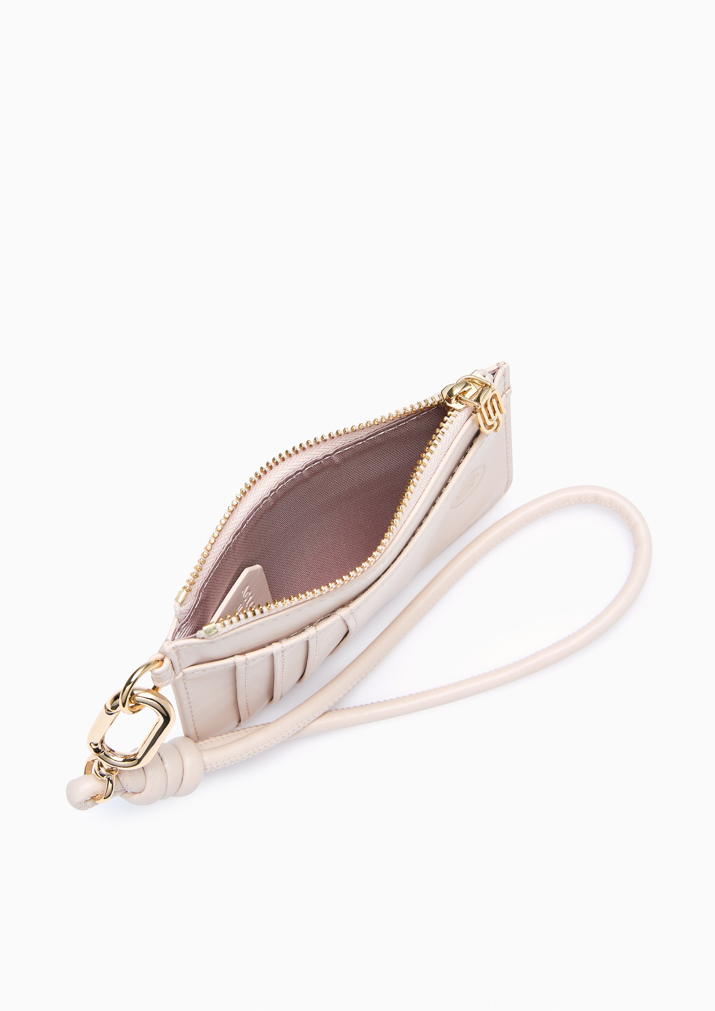 Pillow Card Holder Wallet - Nude