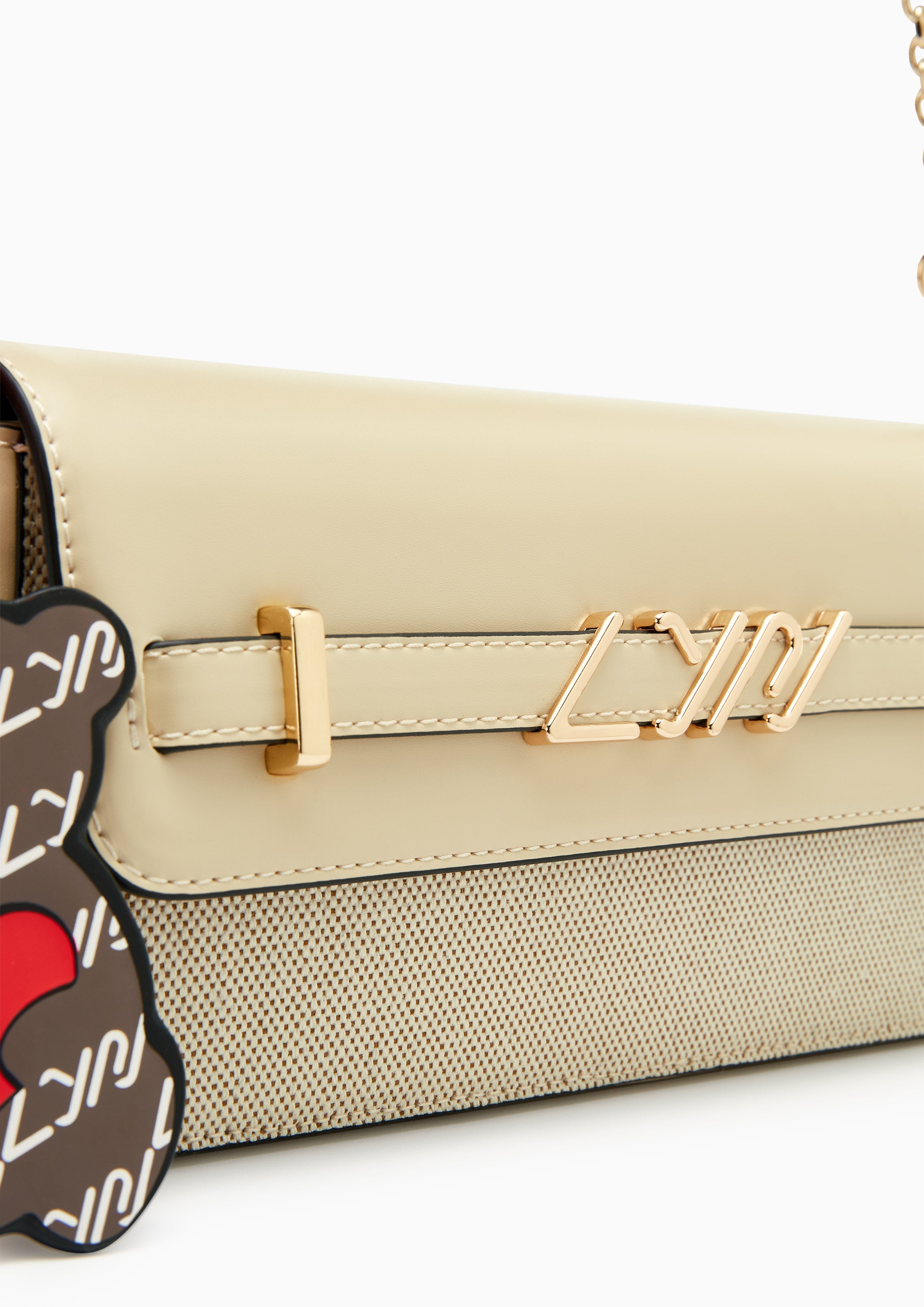 Glenny Wallet On Chain - Light Beige